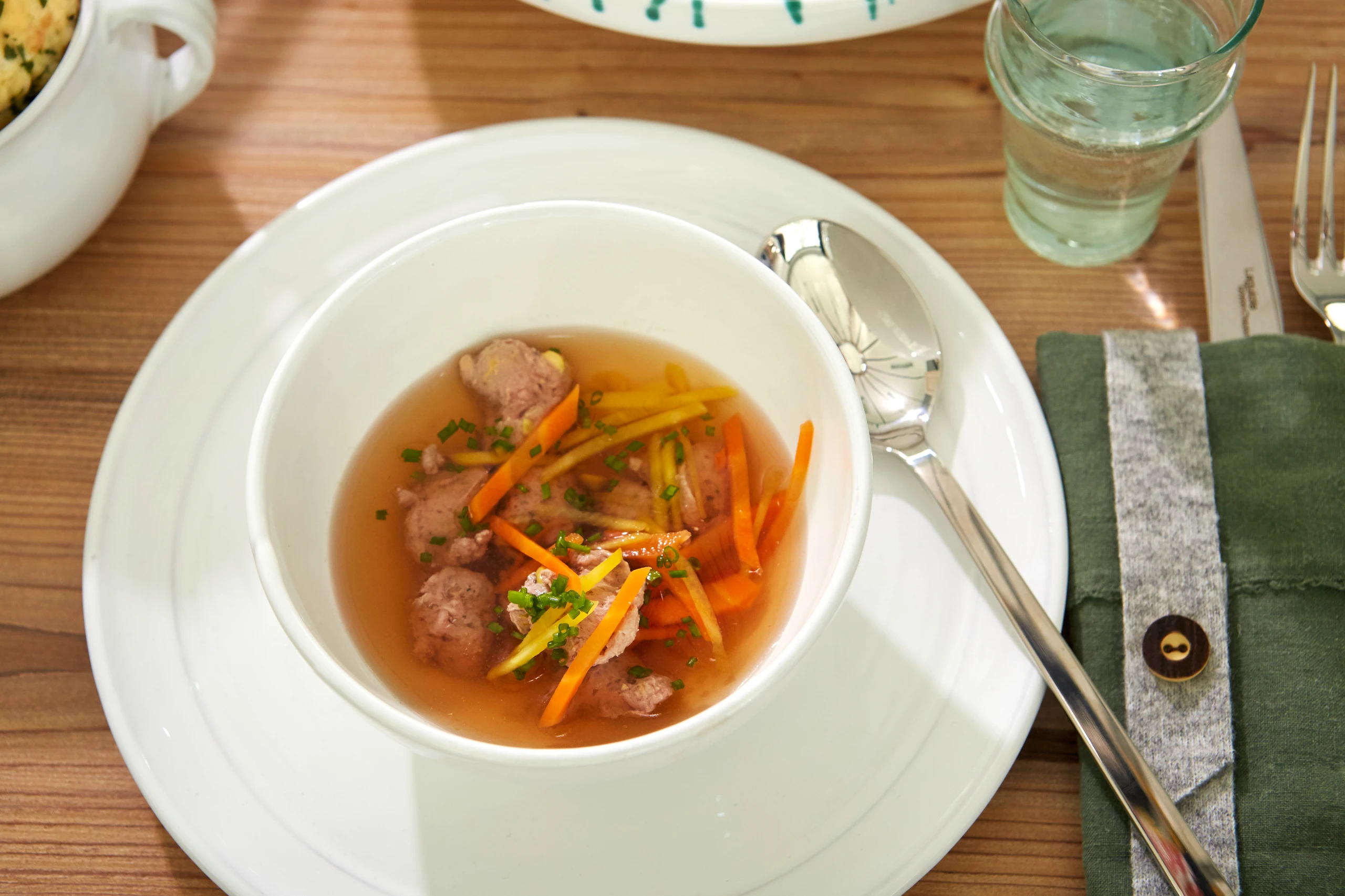 Wildsuppe mit Einlage