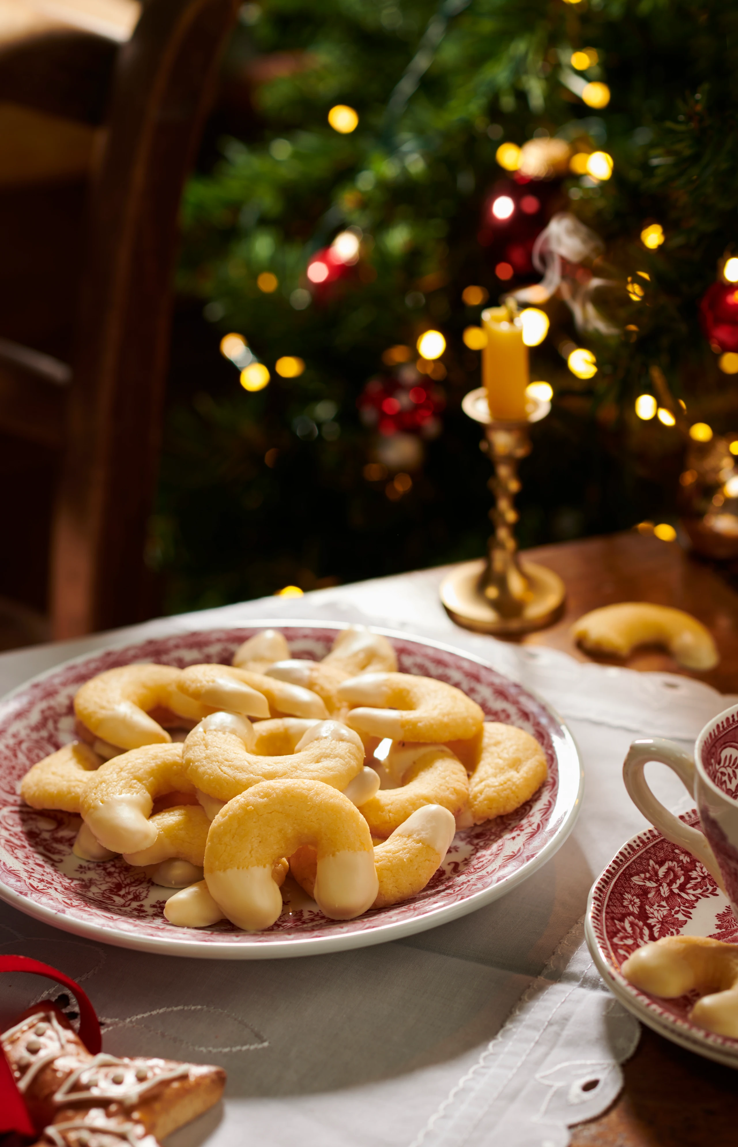 Weiße Schokokipferl