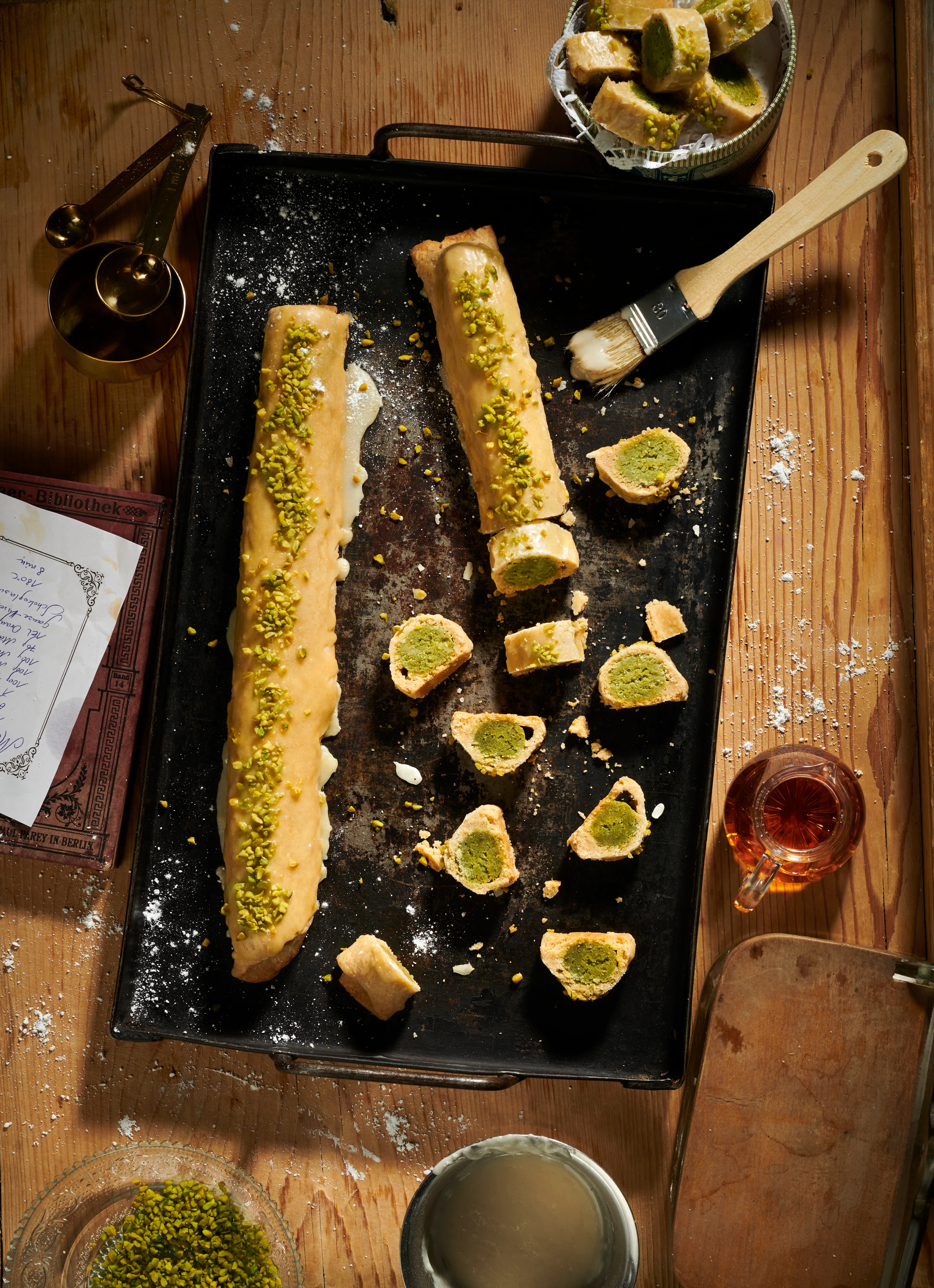 Pistazien-Marzipan-Kekse