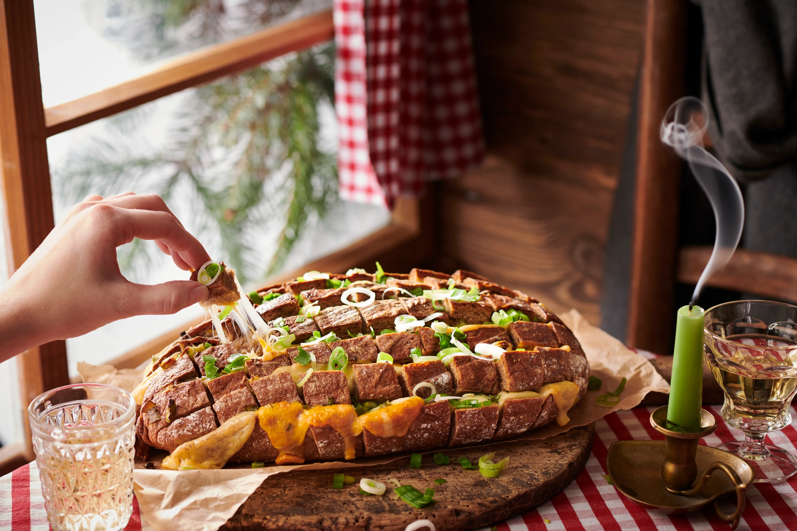Käse-Zupfbrot