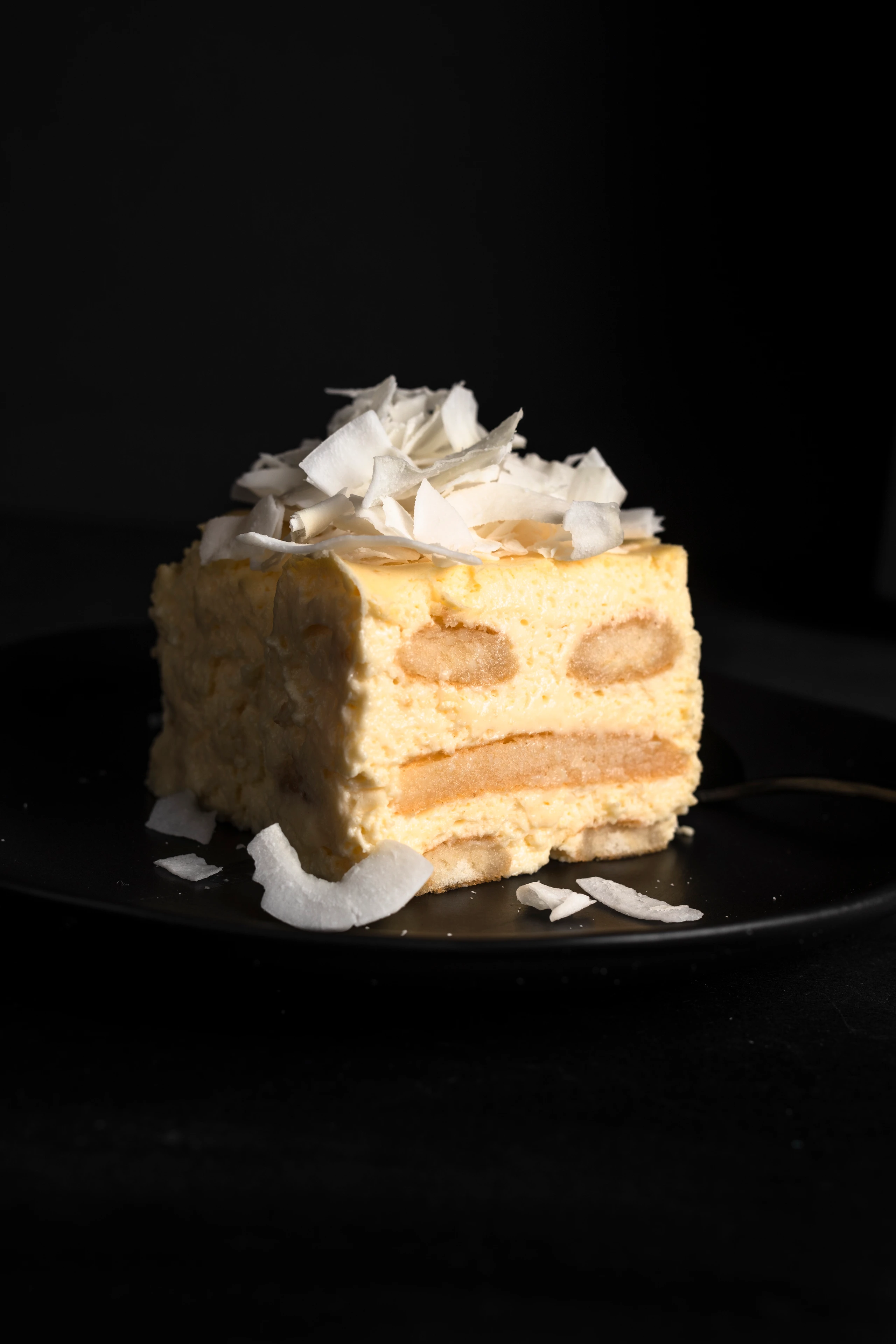 Topfen-Tiramisuschnitte mit Kokos