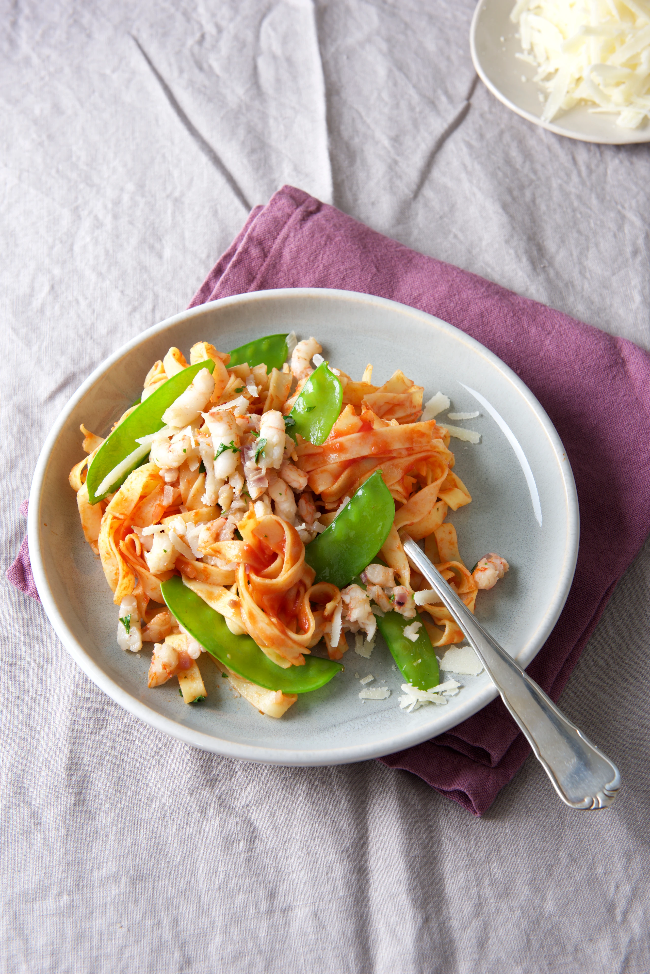 Tagliatelle mit Shrimps-Bolognese