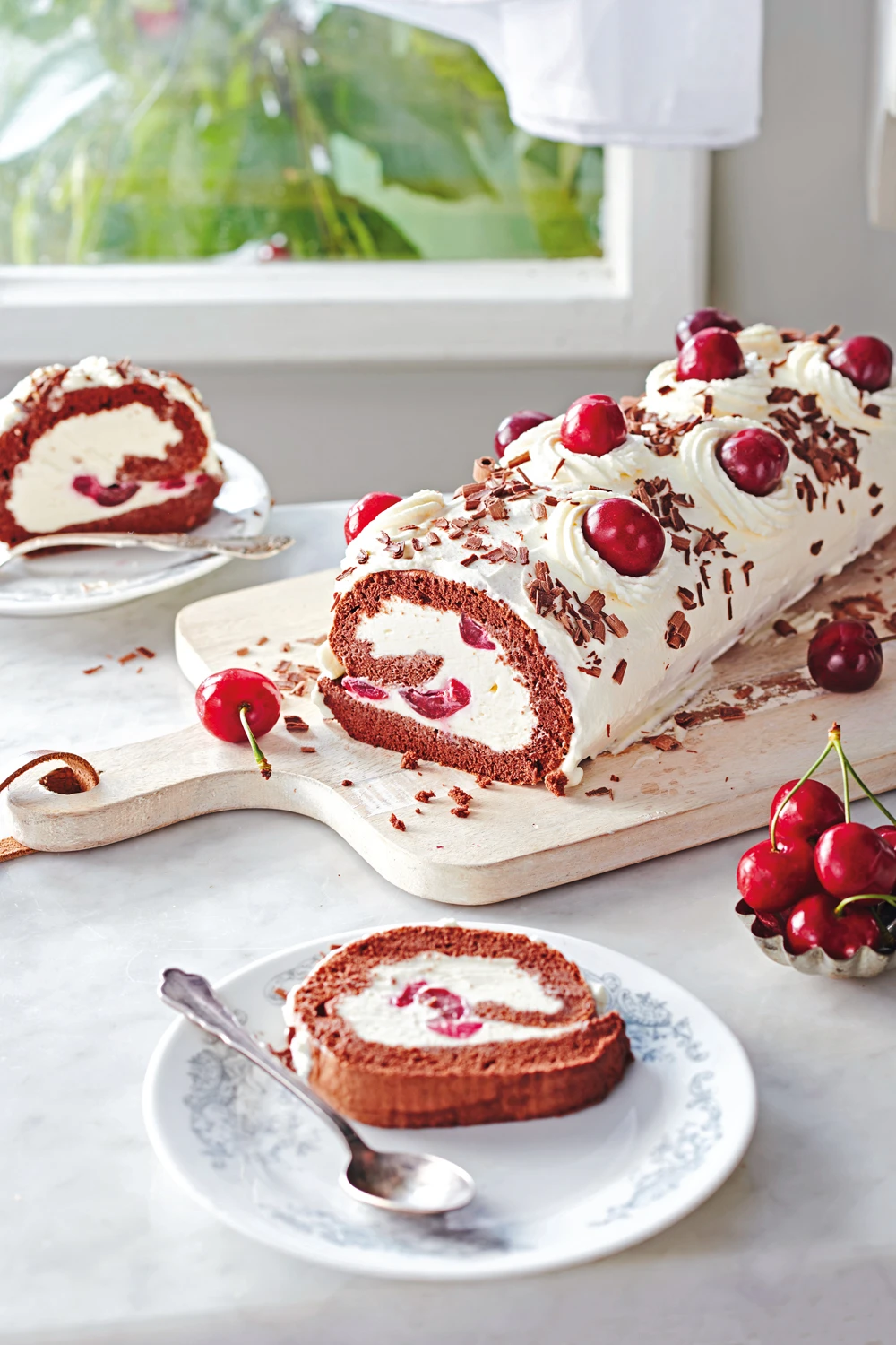 Schwarzwälder Kirschroulade