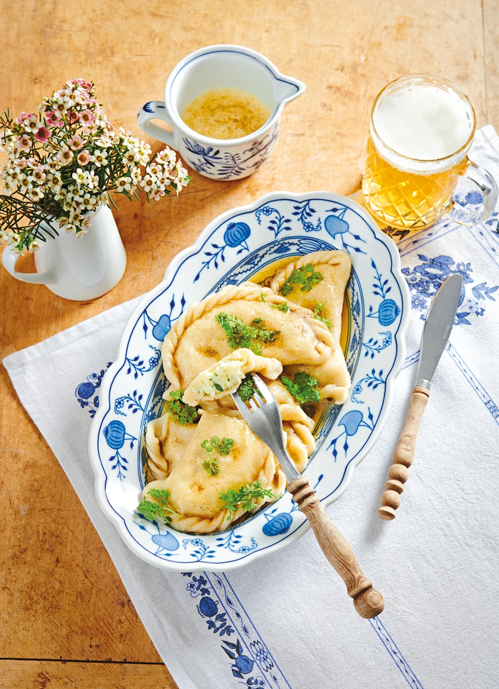 Traditionelle Kärntner Kasnudel