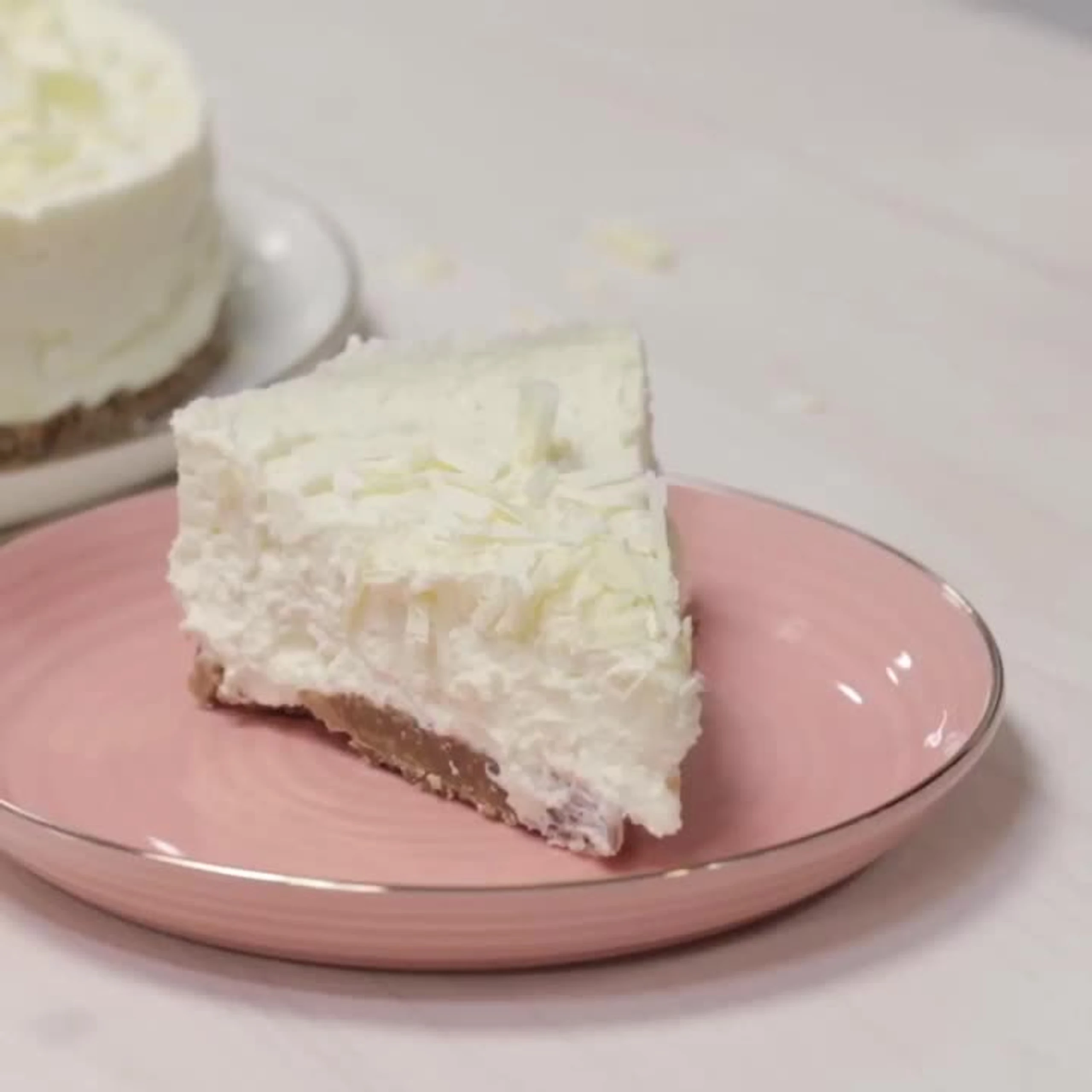 Weiße No-bake-Trüffeltorte