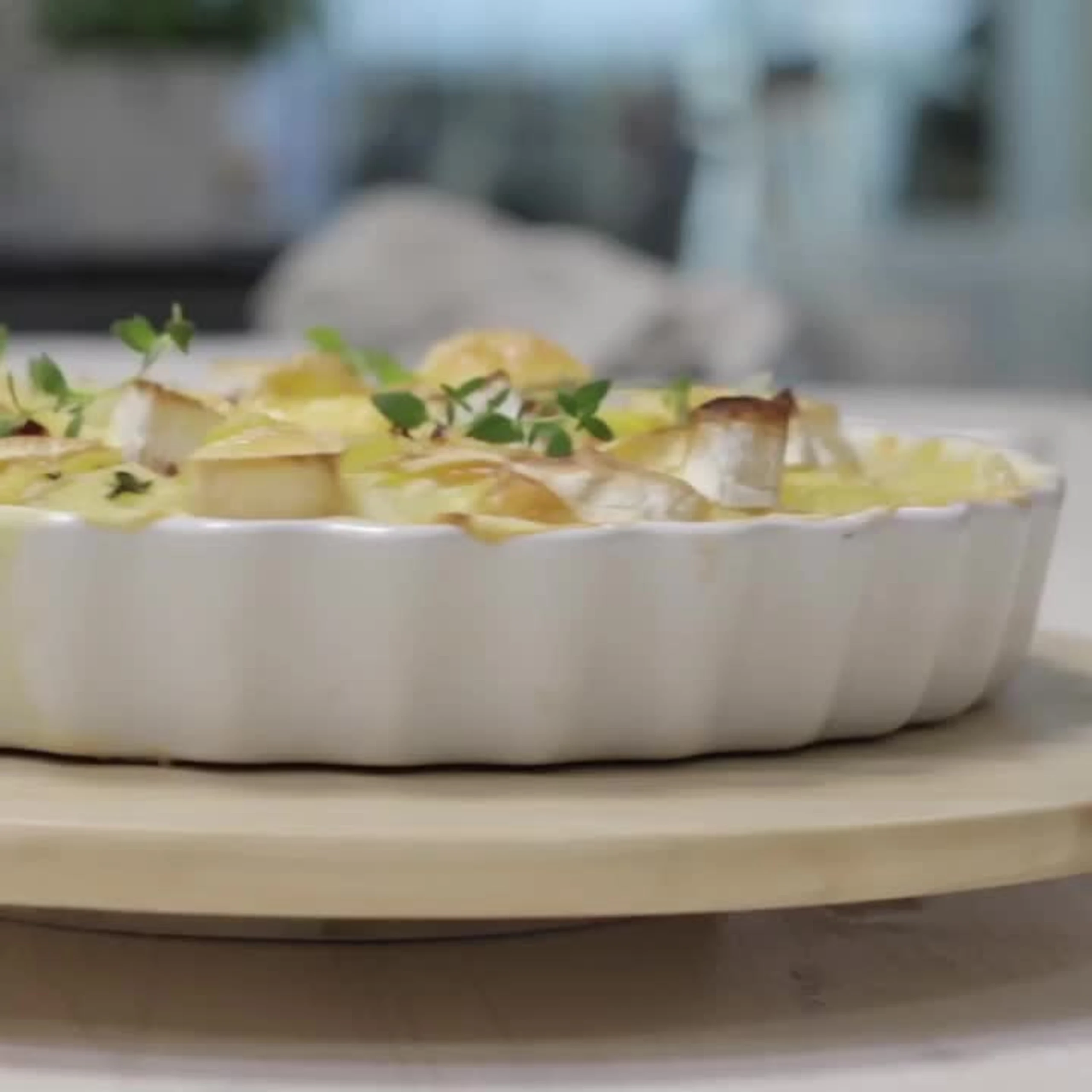 Tartiflette mit Beinschinken und Camembert