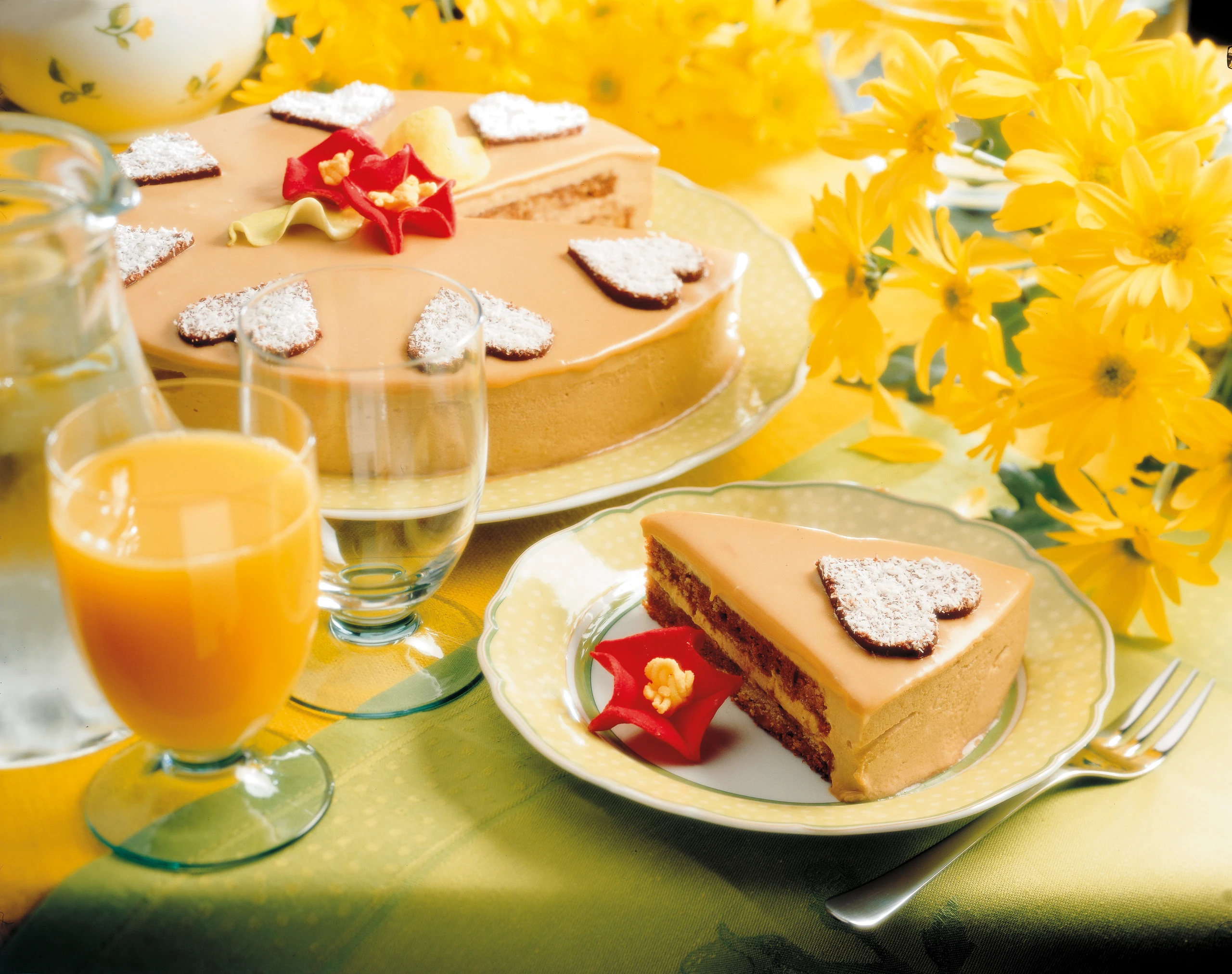 Kaffee-Nuss-Torte