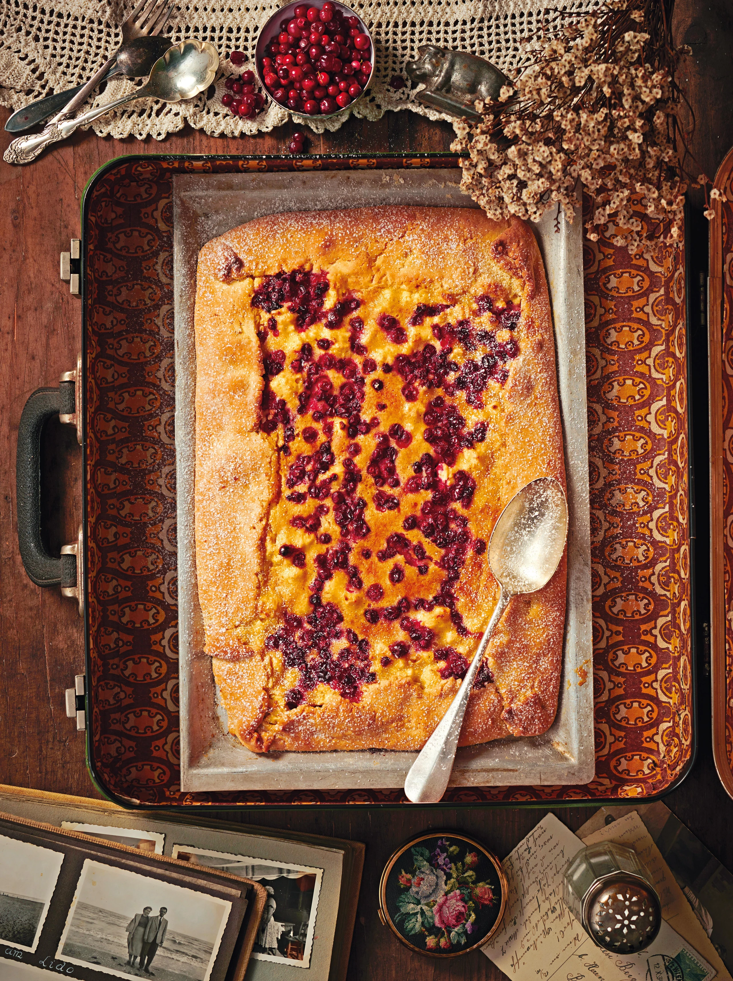 Südsteirische Poganze mit Preiselbeeren