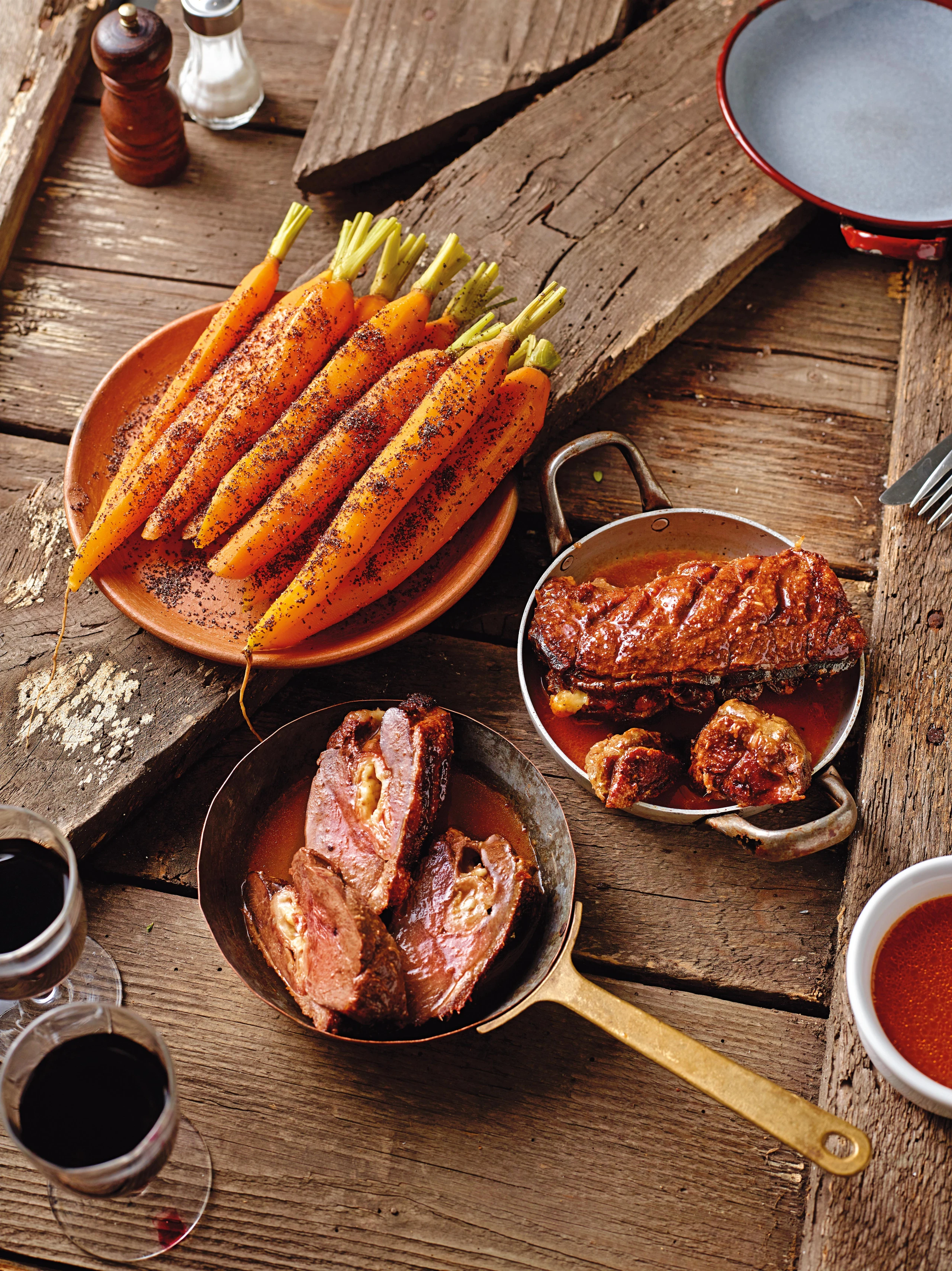 Gefüllte Ganslbrust mit Prosciutto und Parmesan