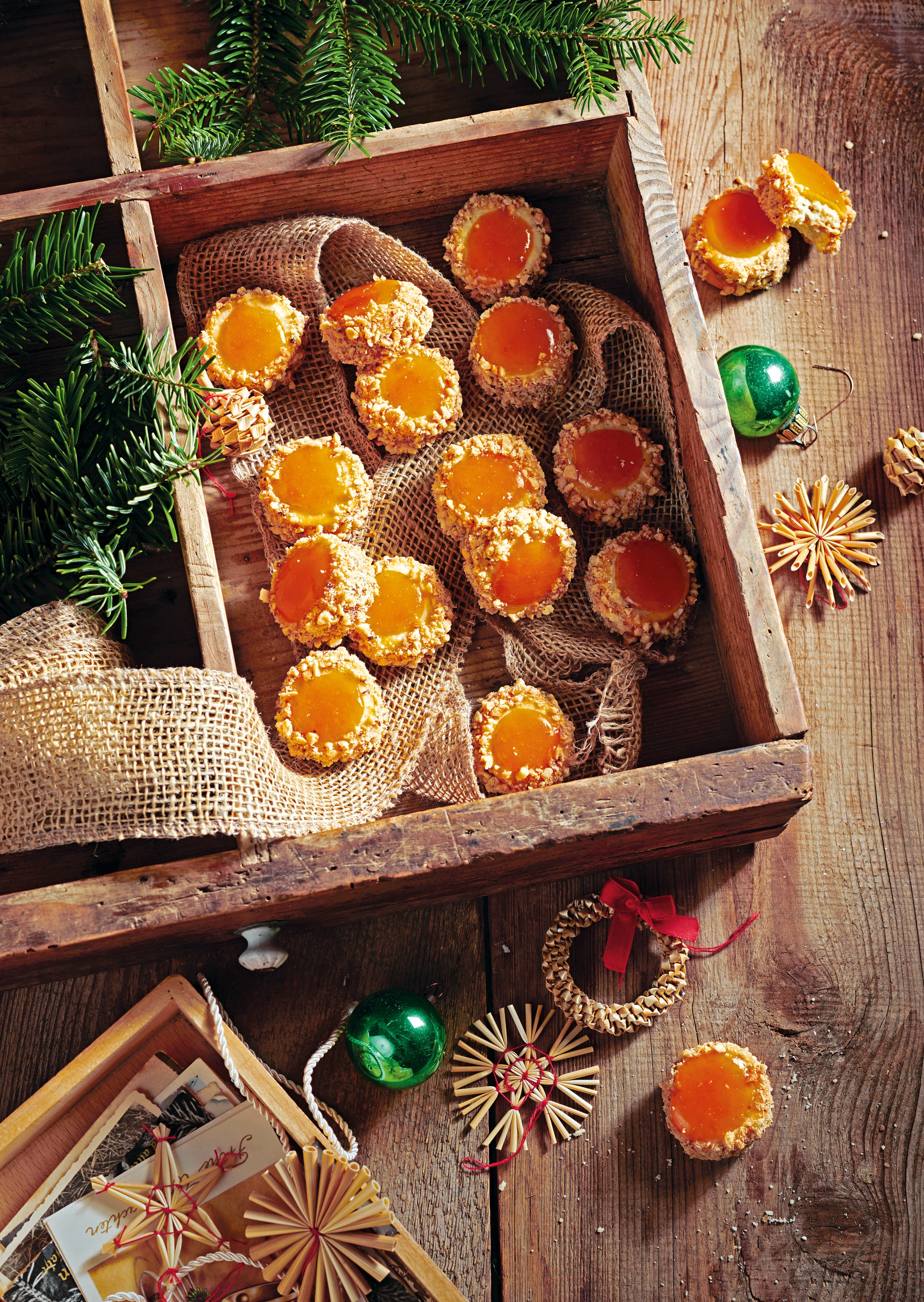 Rubine mit Nussfülle