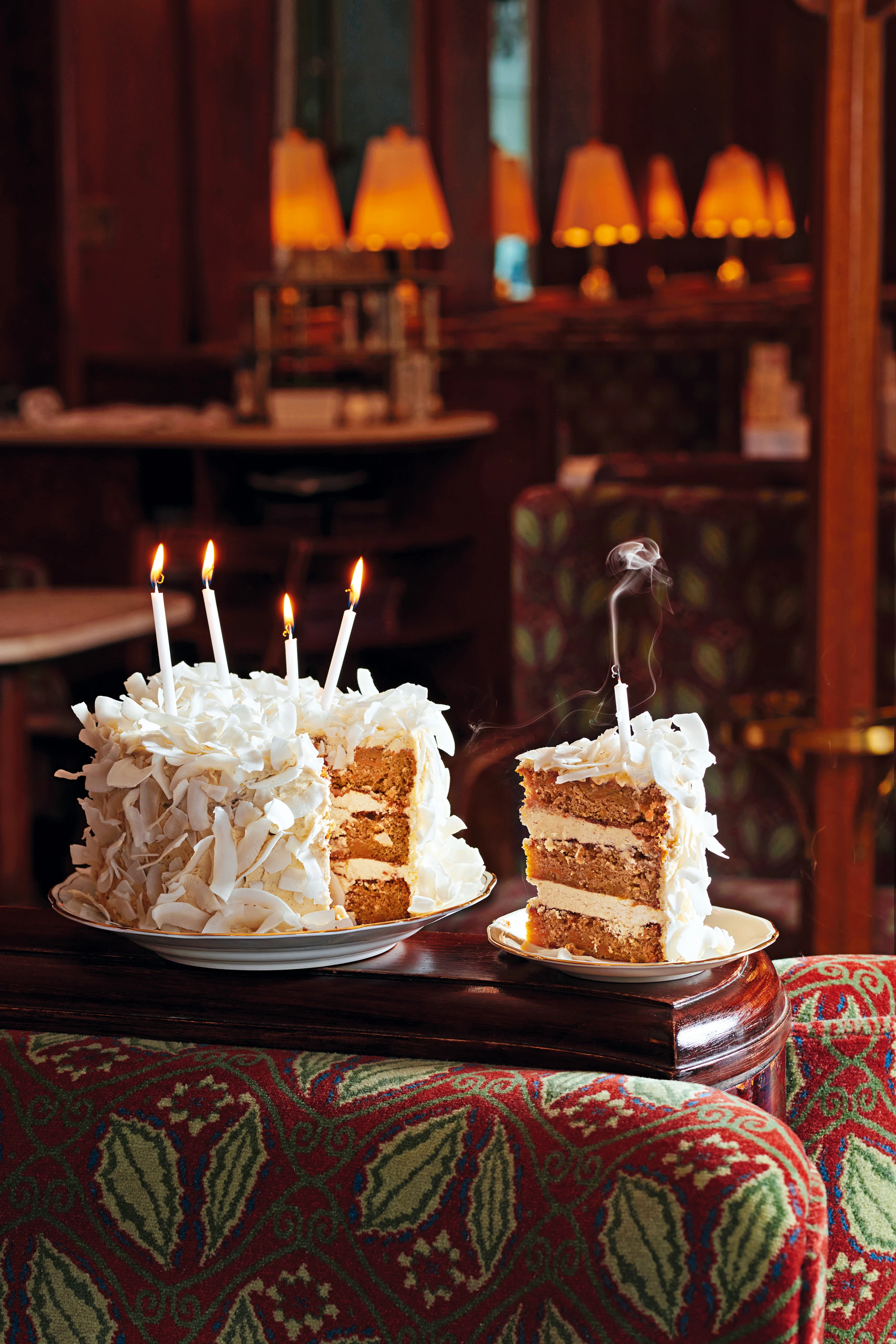 Karotten-Kokostorte mit Frischkäsecreme