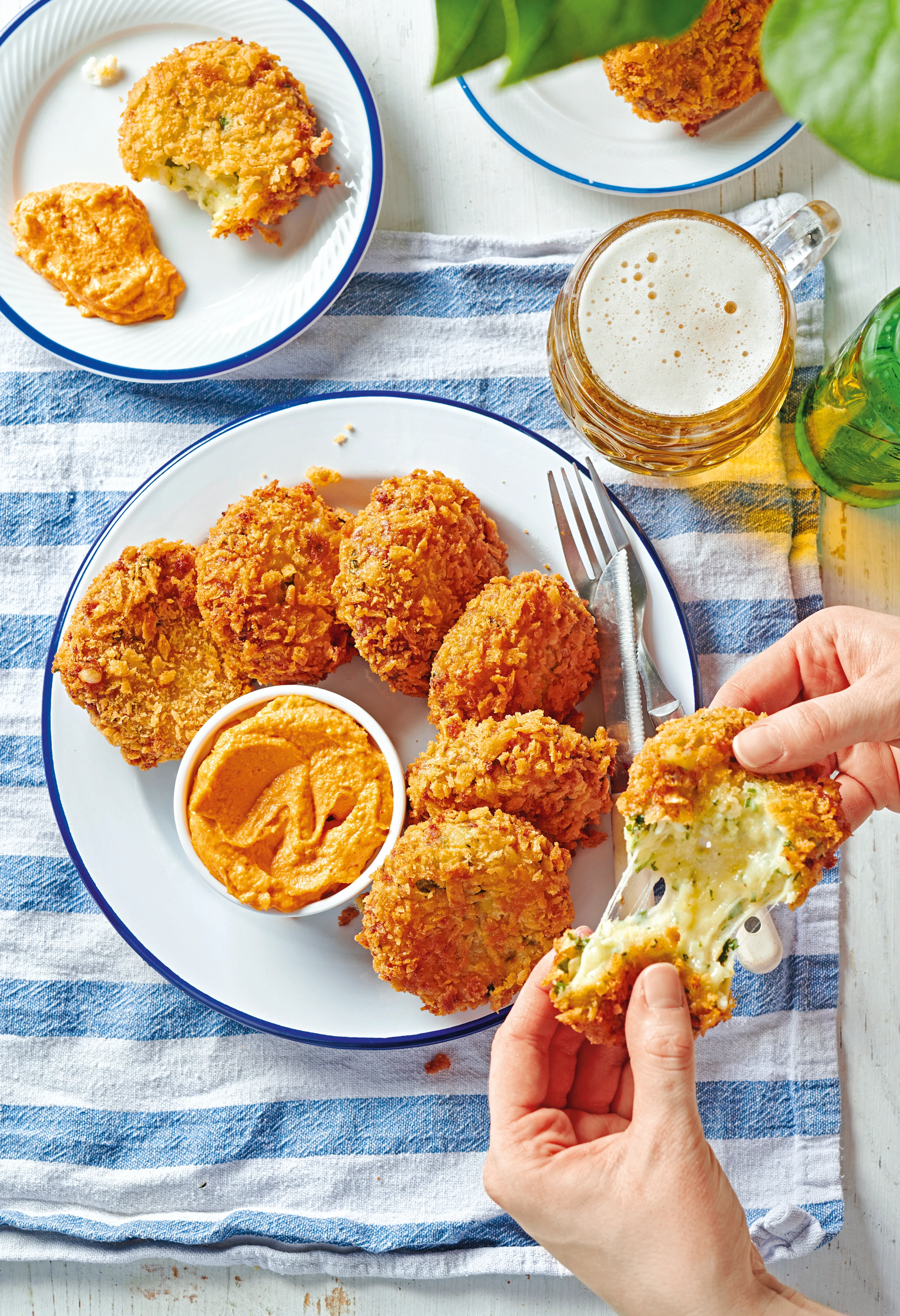 Kroketten mit vier Käsesorten