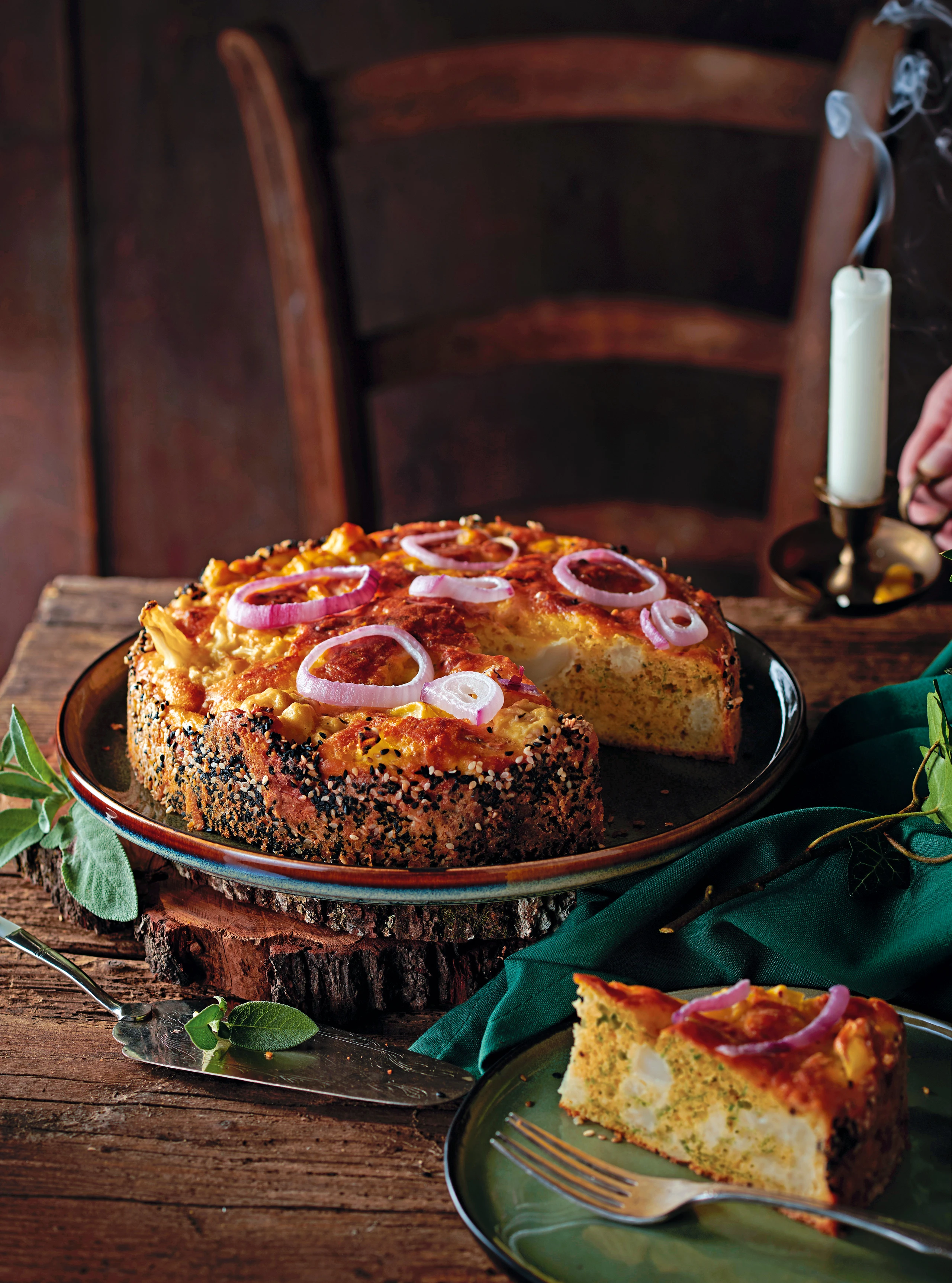 Karfiol-Kräuterkuchen