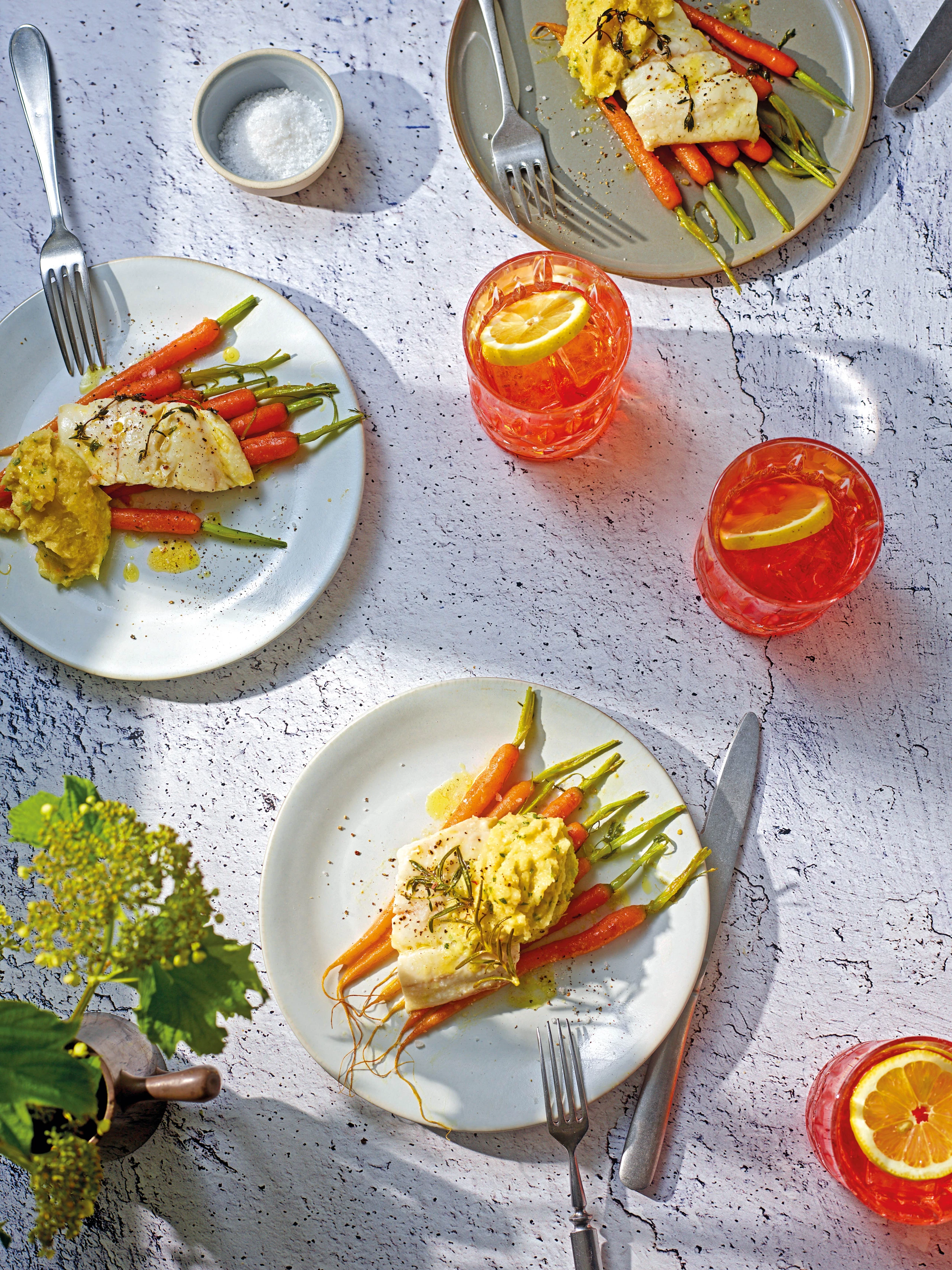 Konfiertes Zanderfilet mit Fenchel-Erdäpfelpüree