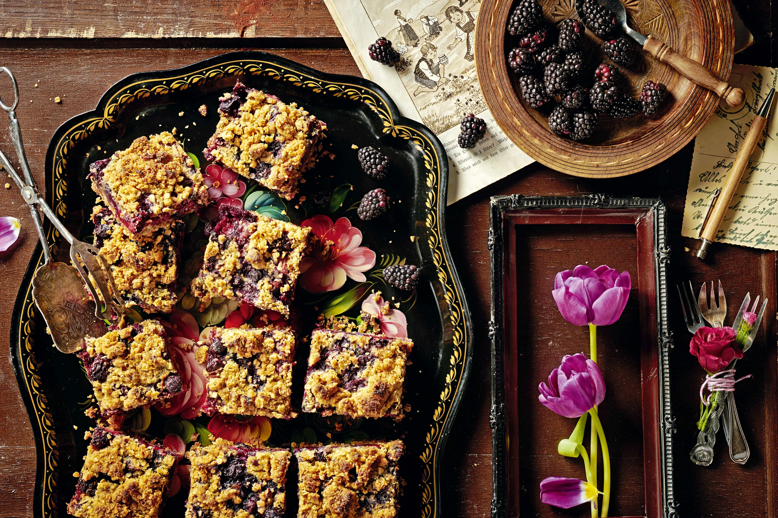 Brombeer-Streusel-Schnitte