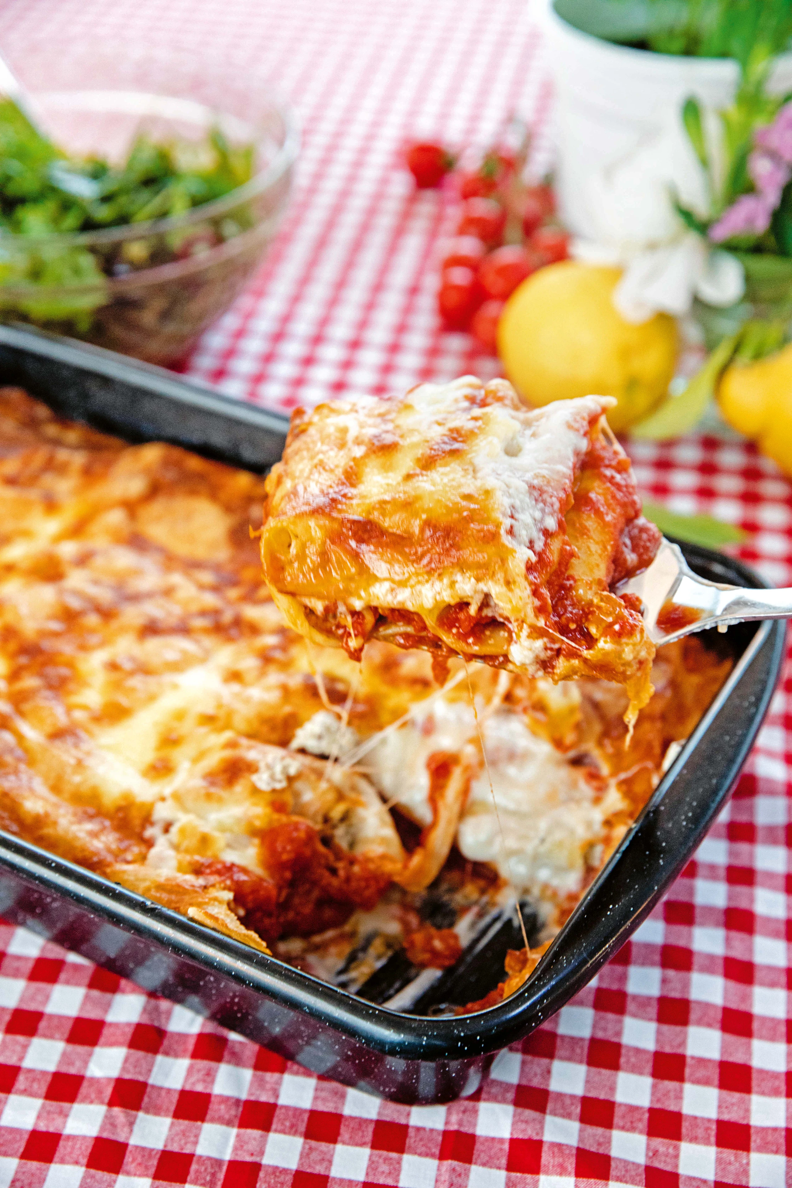 Cannelloni mit Ricotta-Fleischfülle