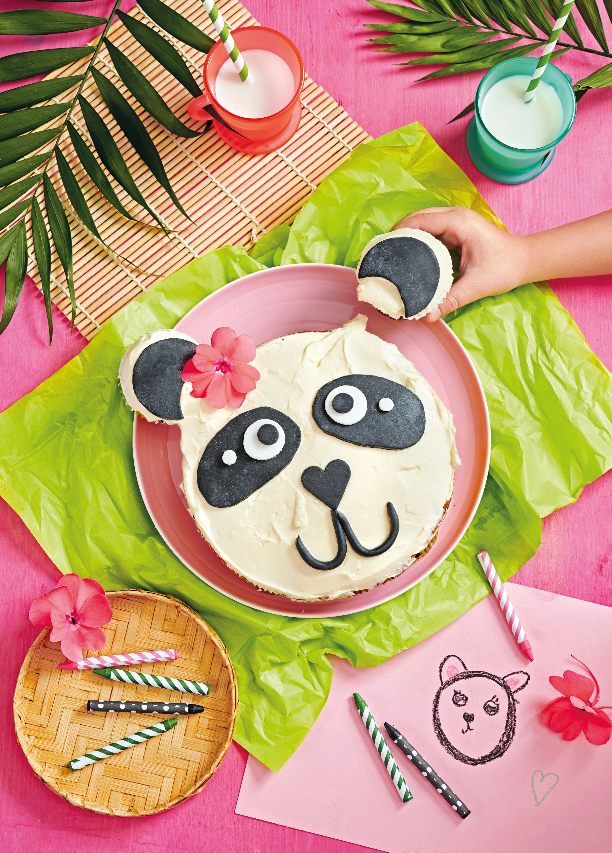 Pandabär-Kuchen