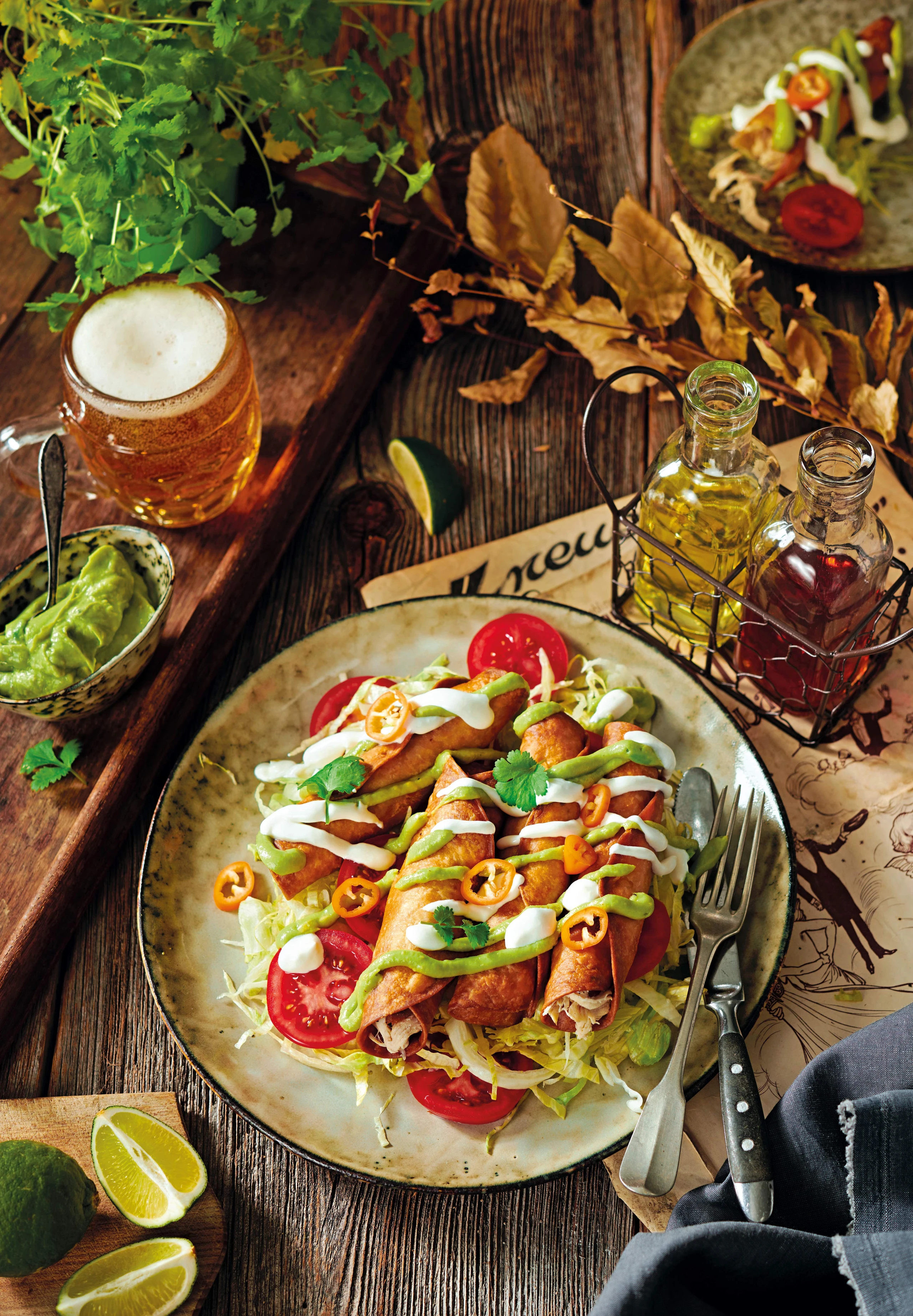 Flautas de Pollo
