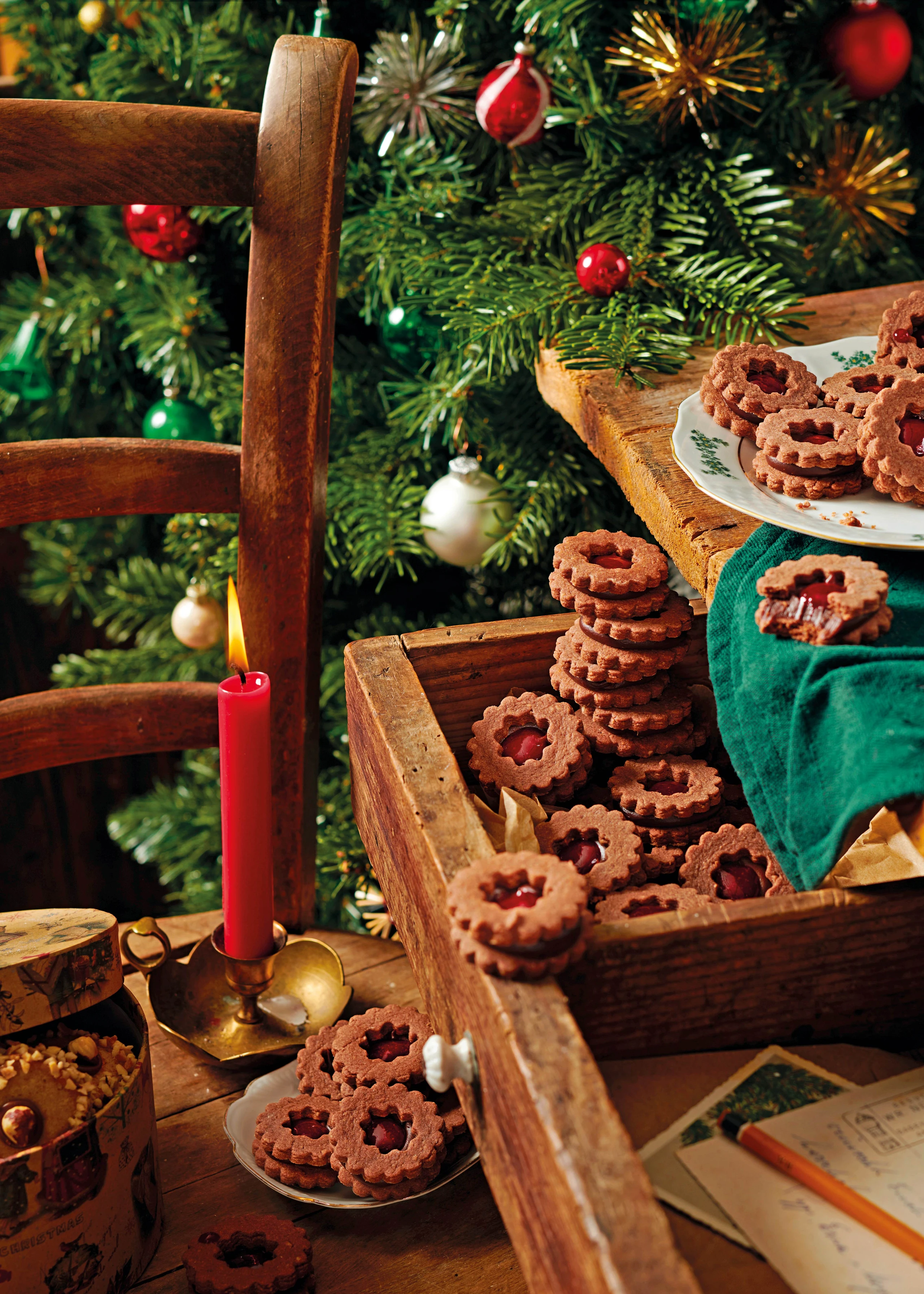 Schwarzwälder Kirschkekse