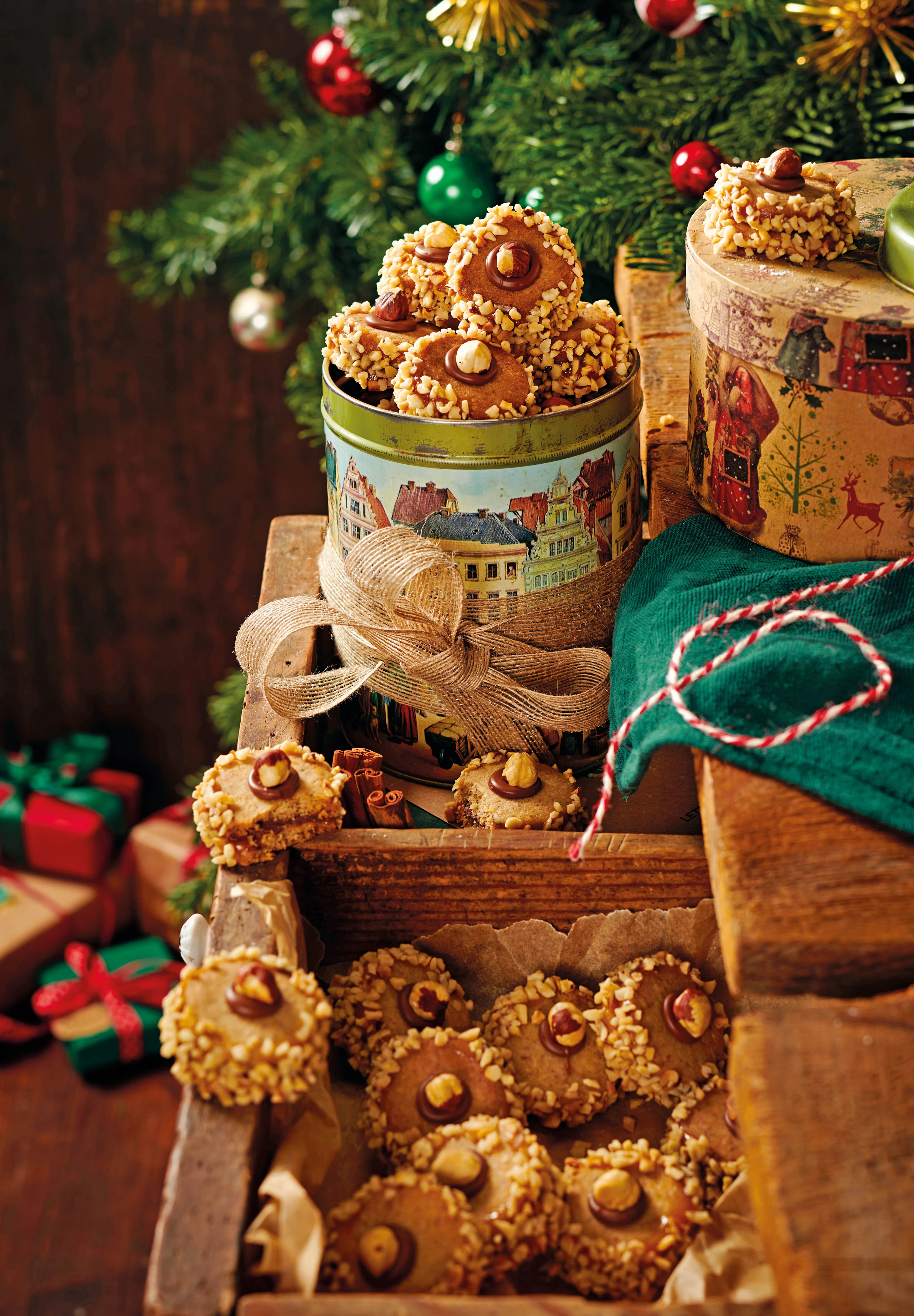 Haselnuss-Schoko-Taler