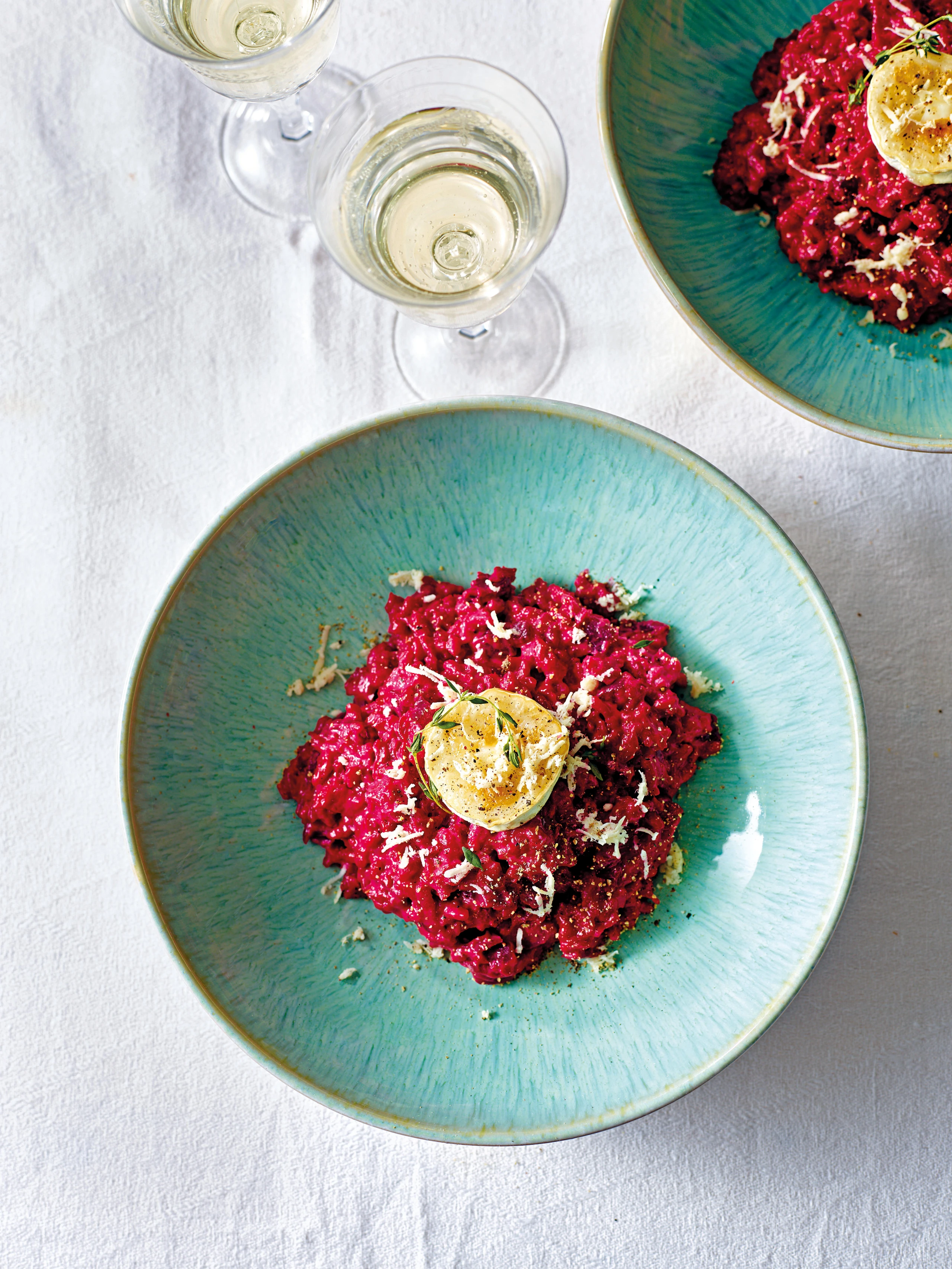 Cremiges Rote-Rüben-Risotto mit Kren