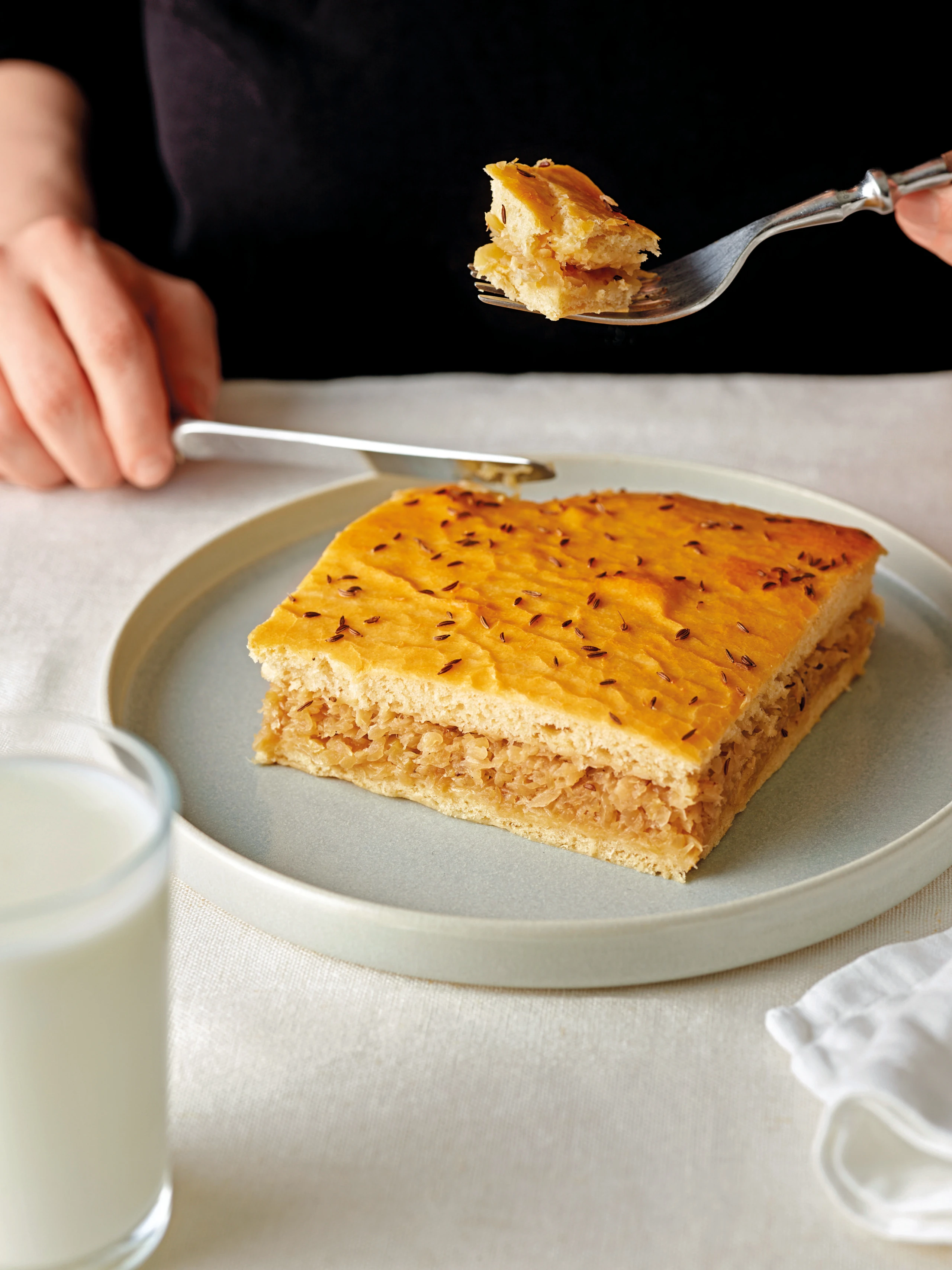 Krautkuchen vom Blech