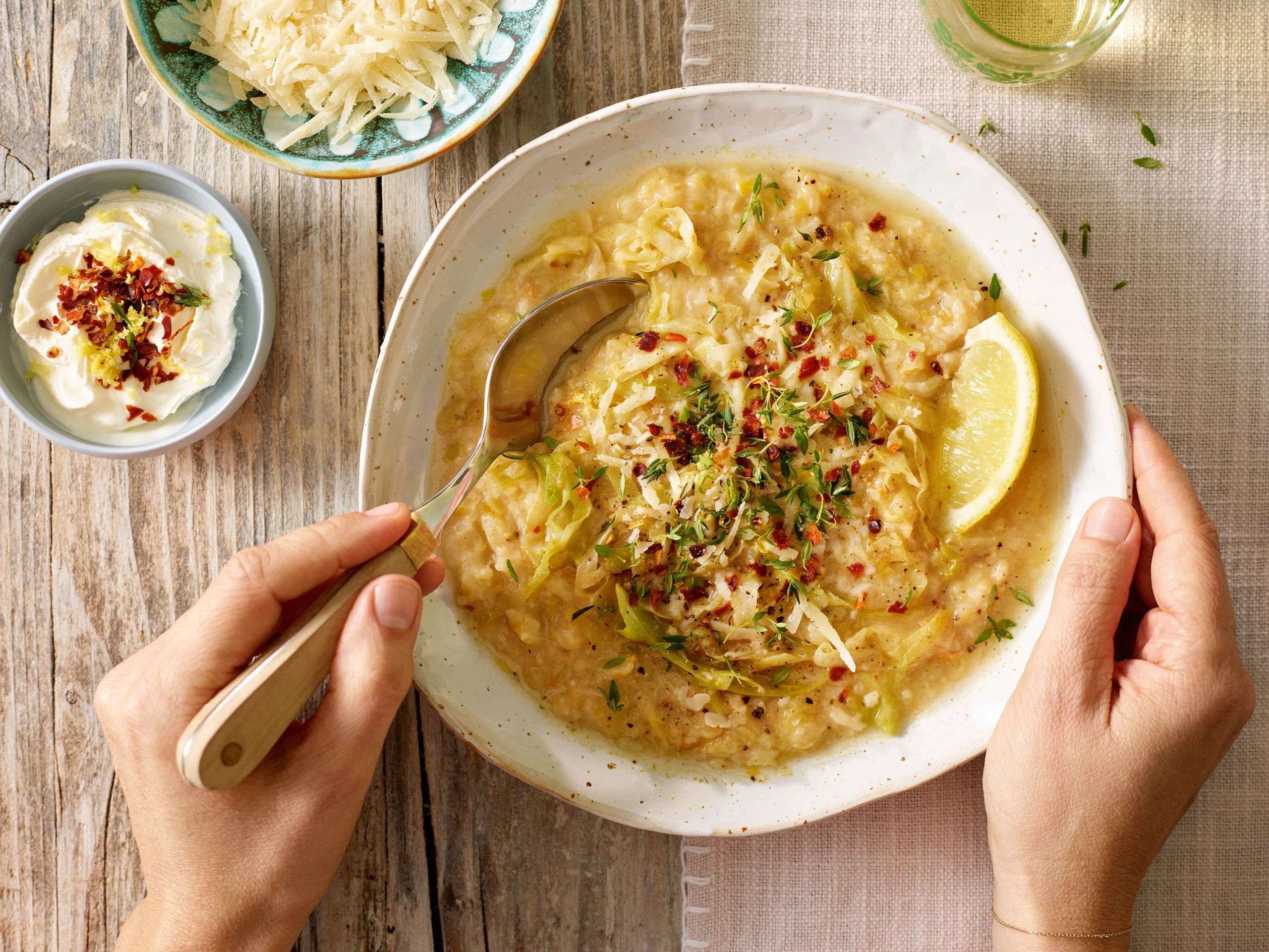 Parmesan-Krautsuppe