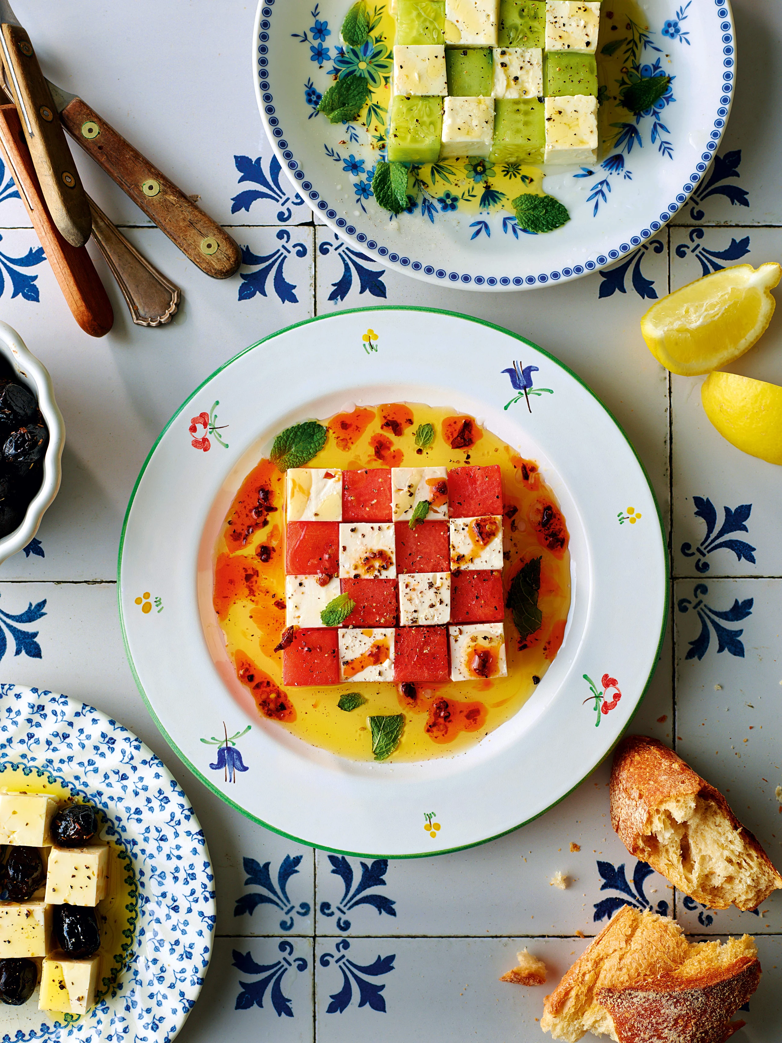 Feta-Schachbrett