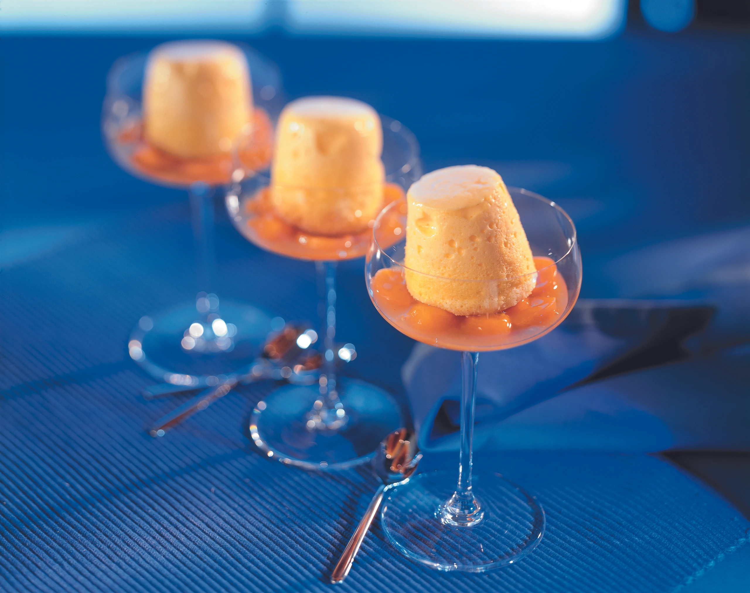 Kumquat-Topfen-Soufflés