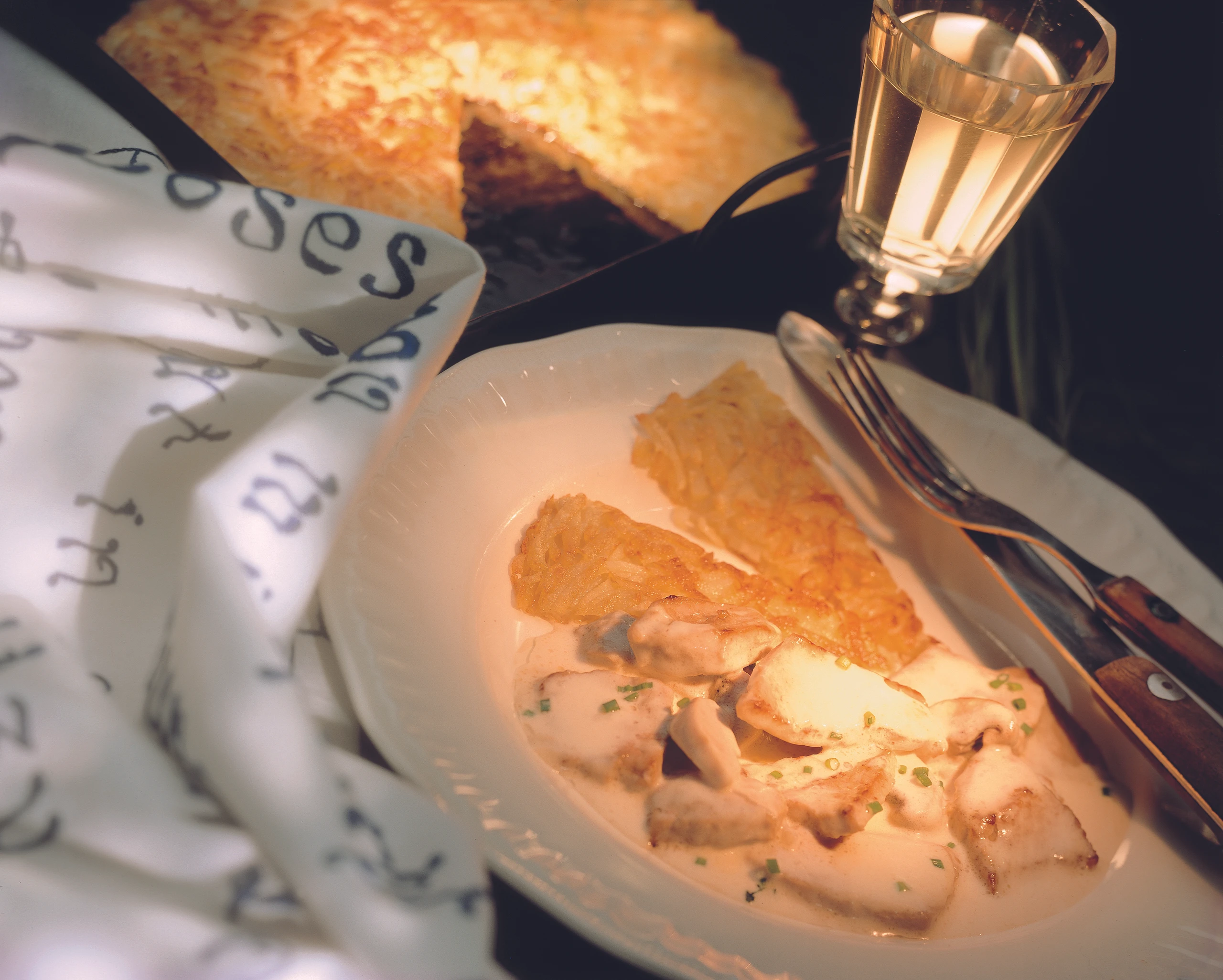 Klassisches Zürcher Geschnetzeltes mit Erdäpfel-Rösti