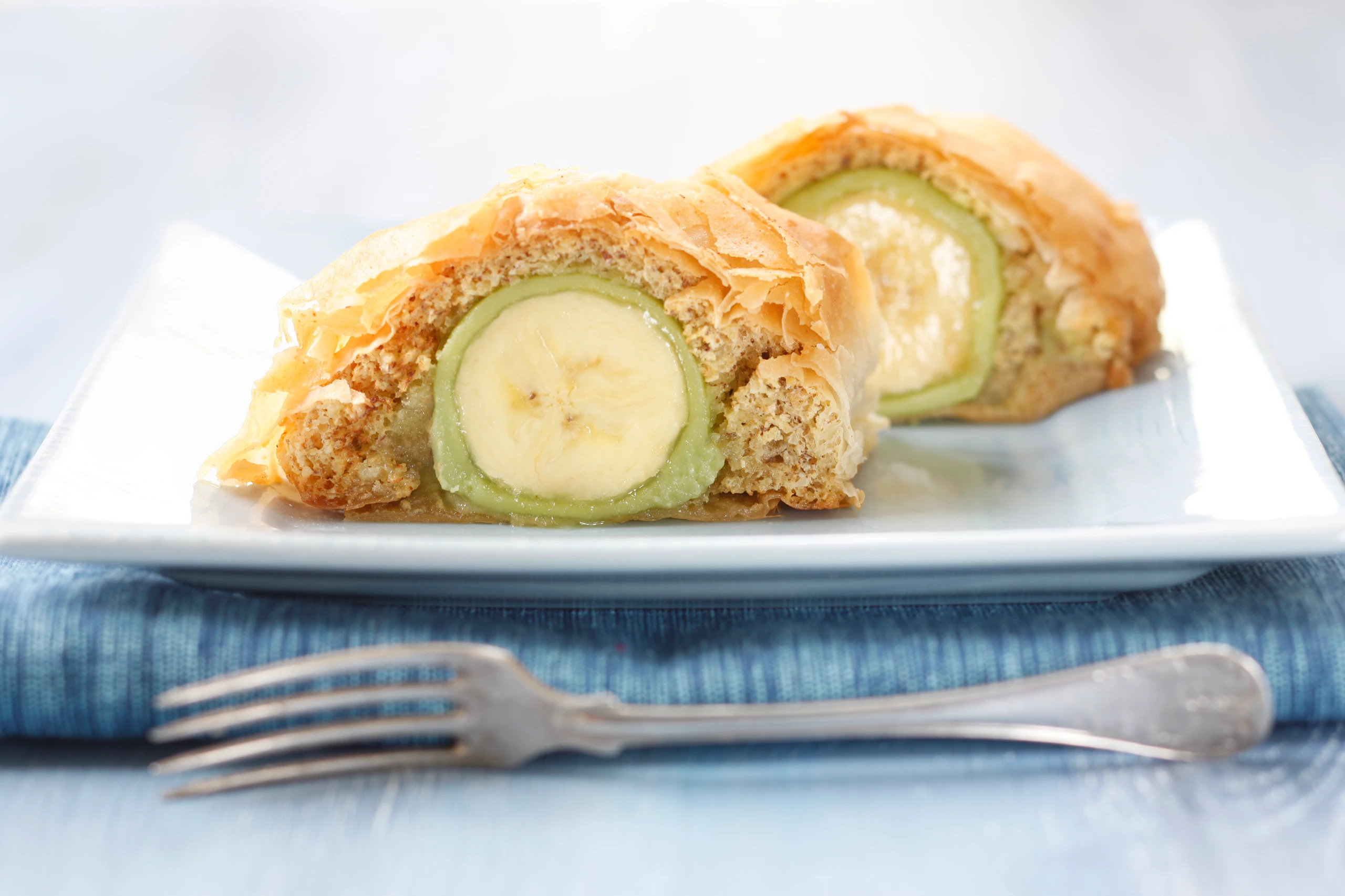 Bananen-Mandelstrudel