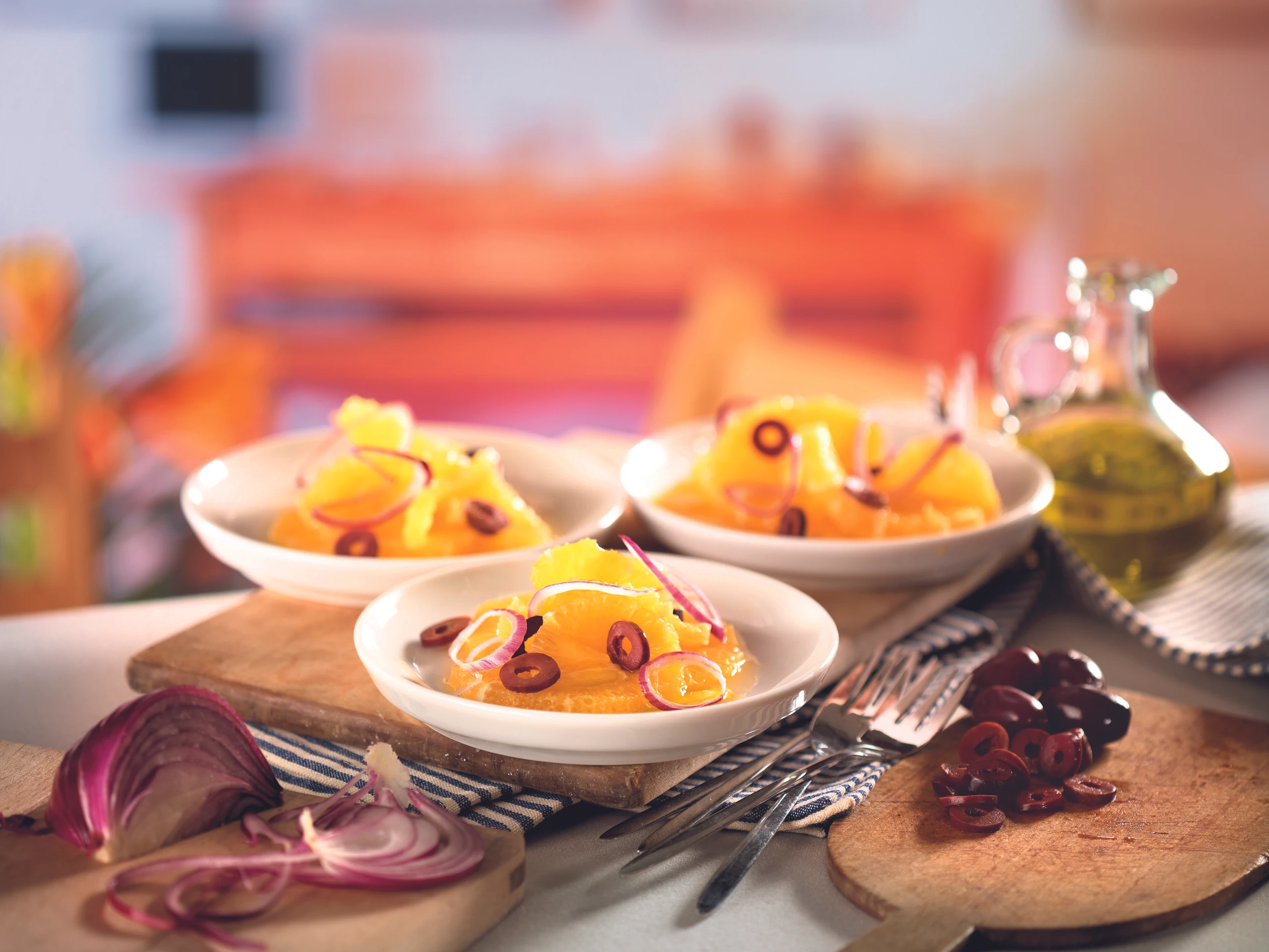 Orangensalat mit Oliven