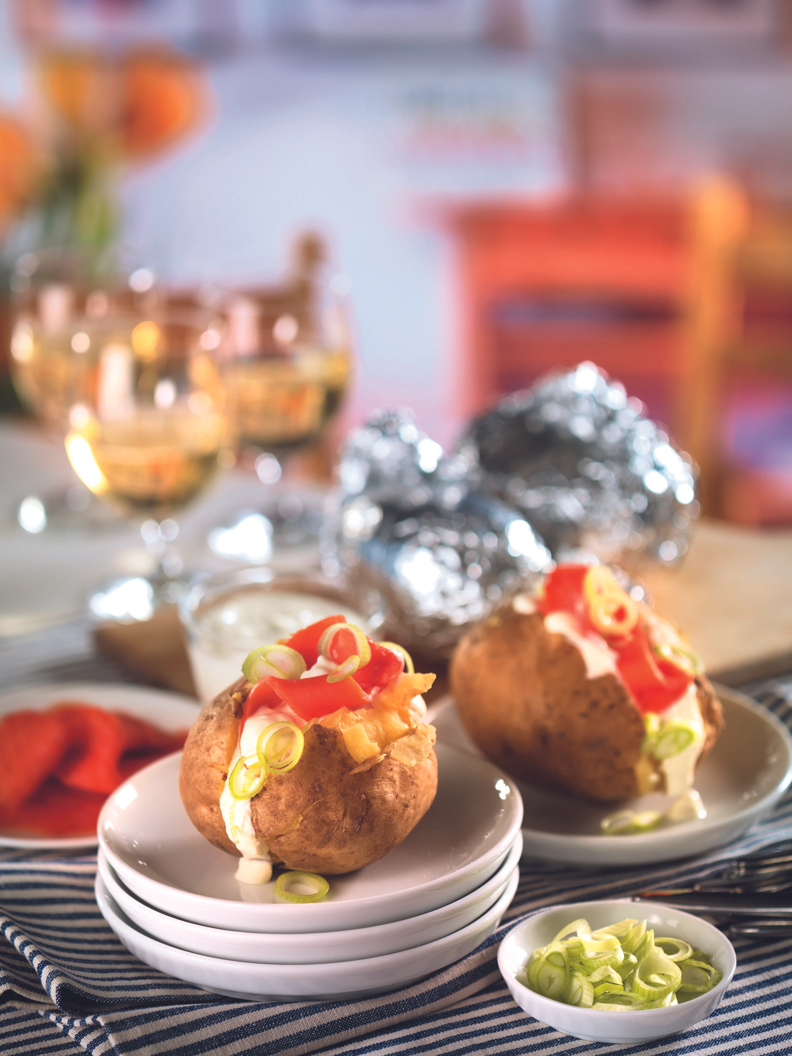 Folien-Erdäpfel mit Lachs