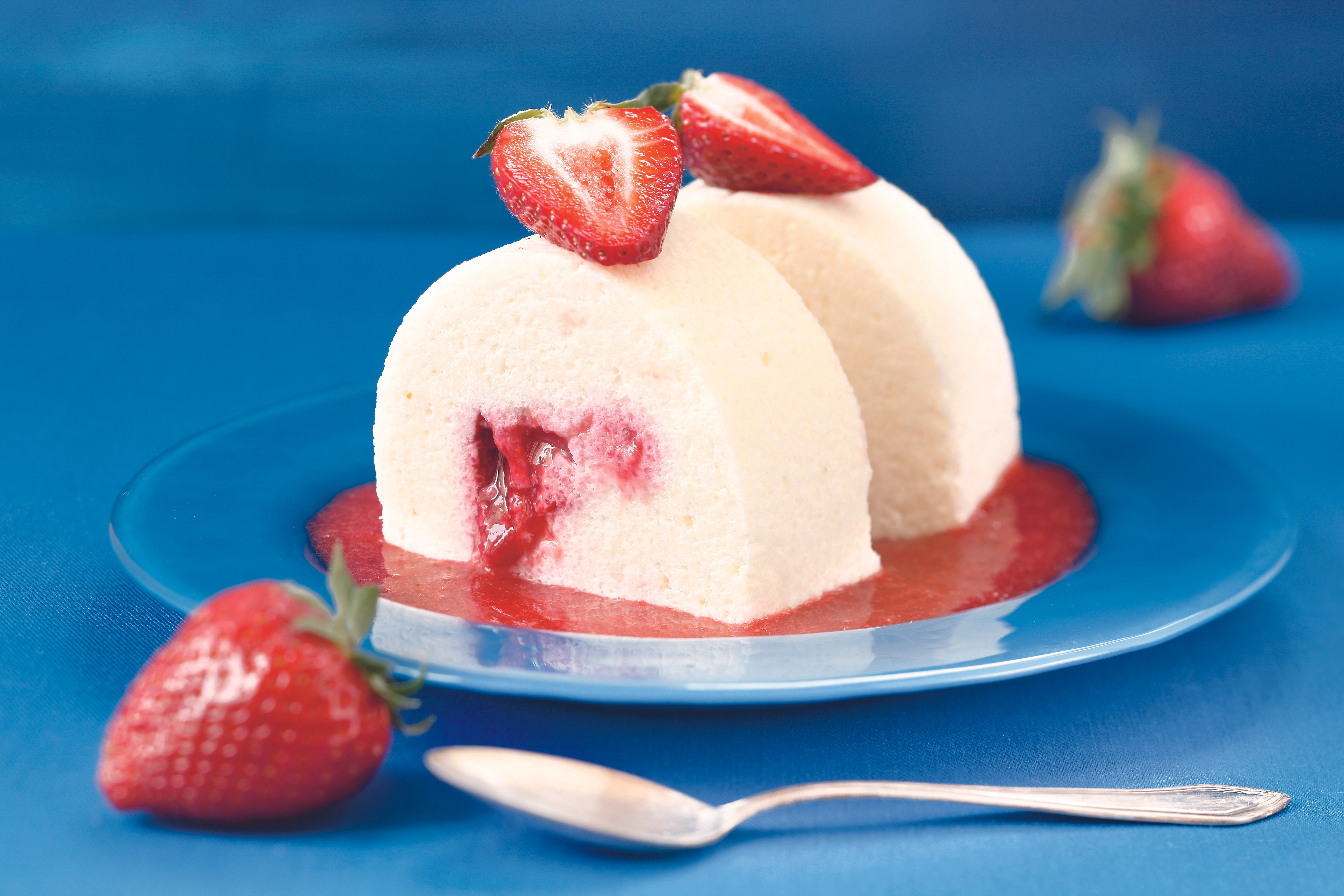 Erdbeer-Grießflammerie • Rezept