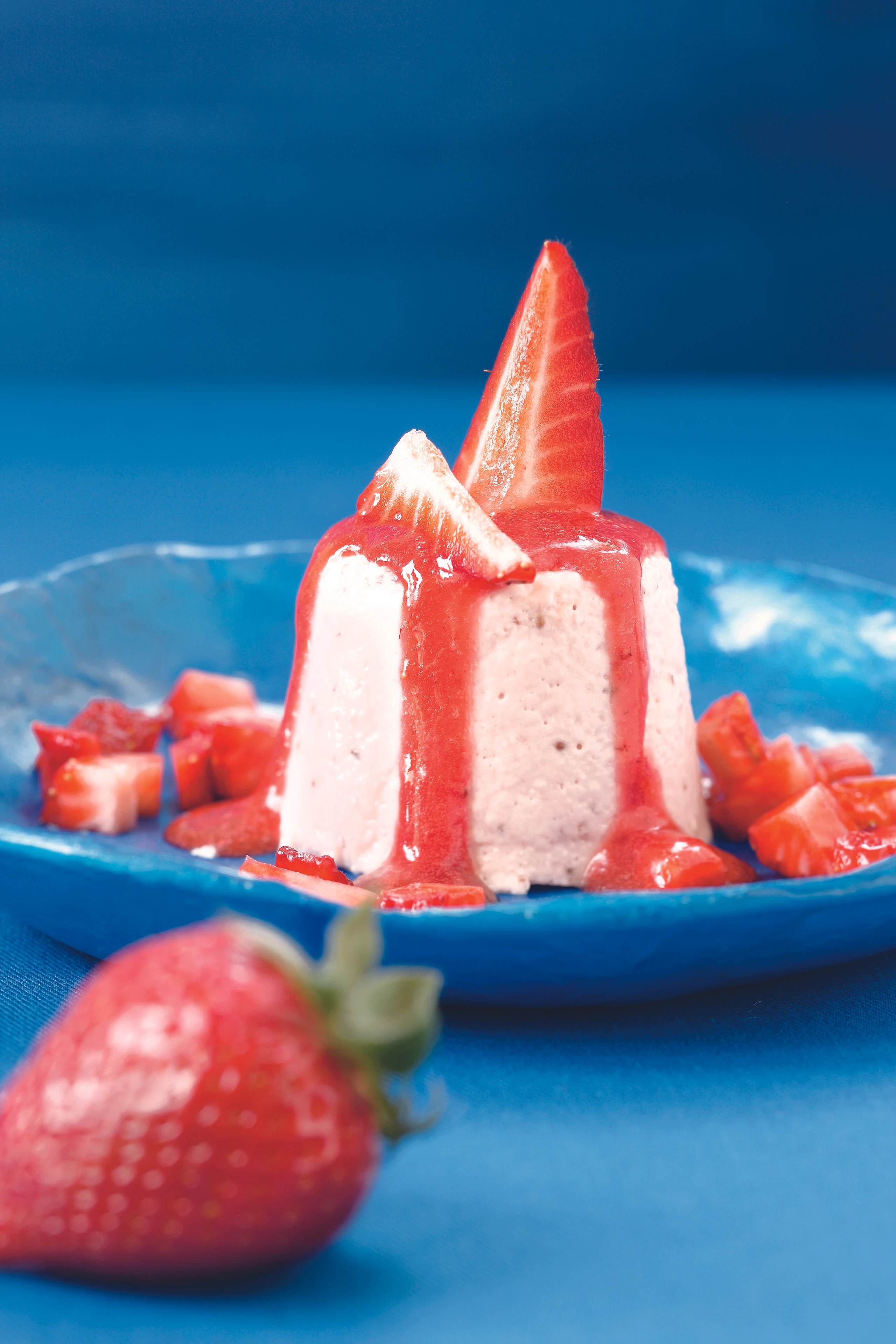 Erdbeer Pudding
