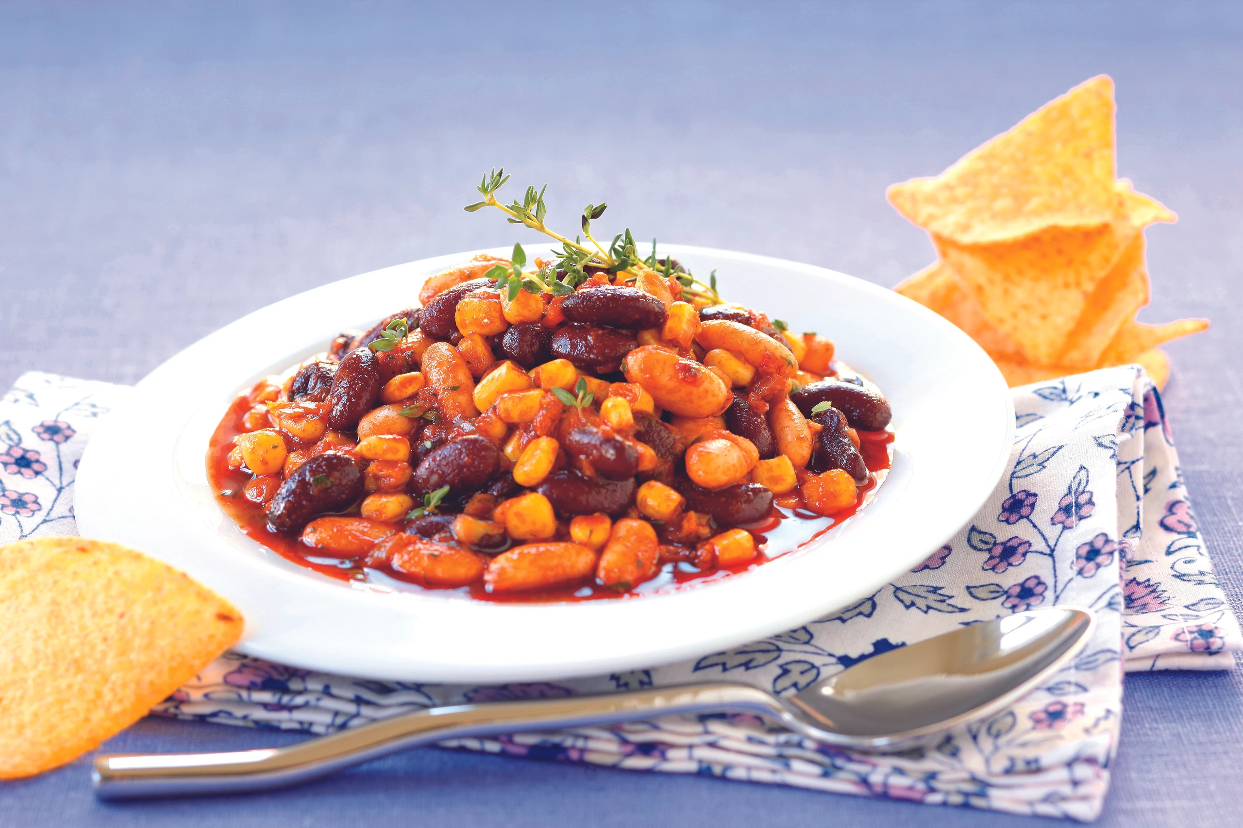 Gemüse-Chili mit Thymian
