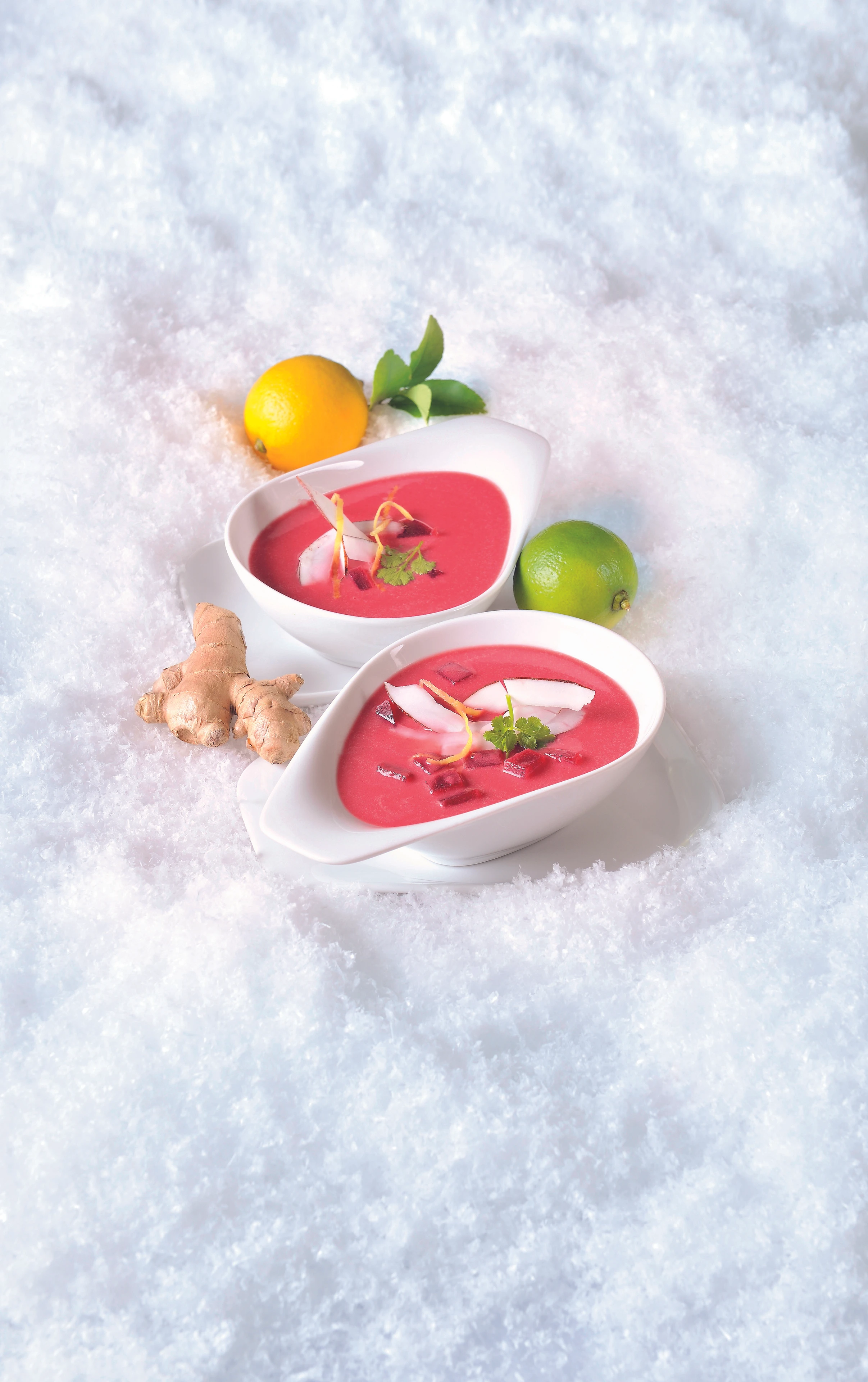Rote-Rüben-Suppe mit Curry