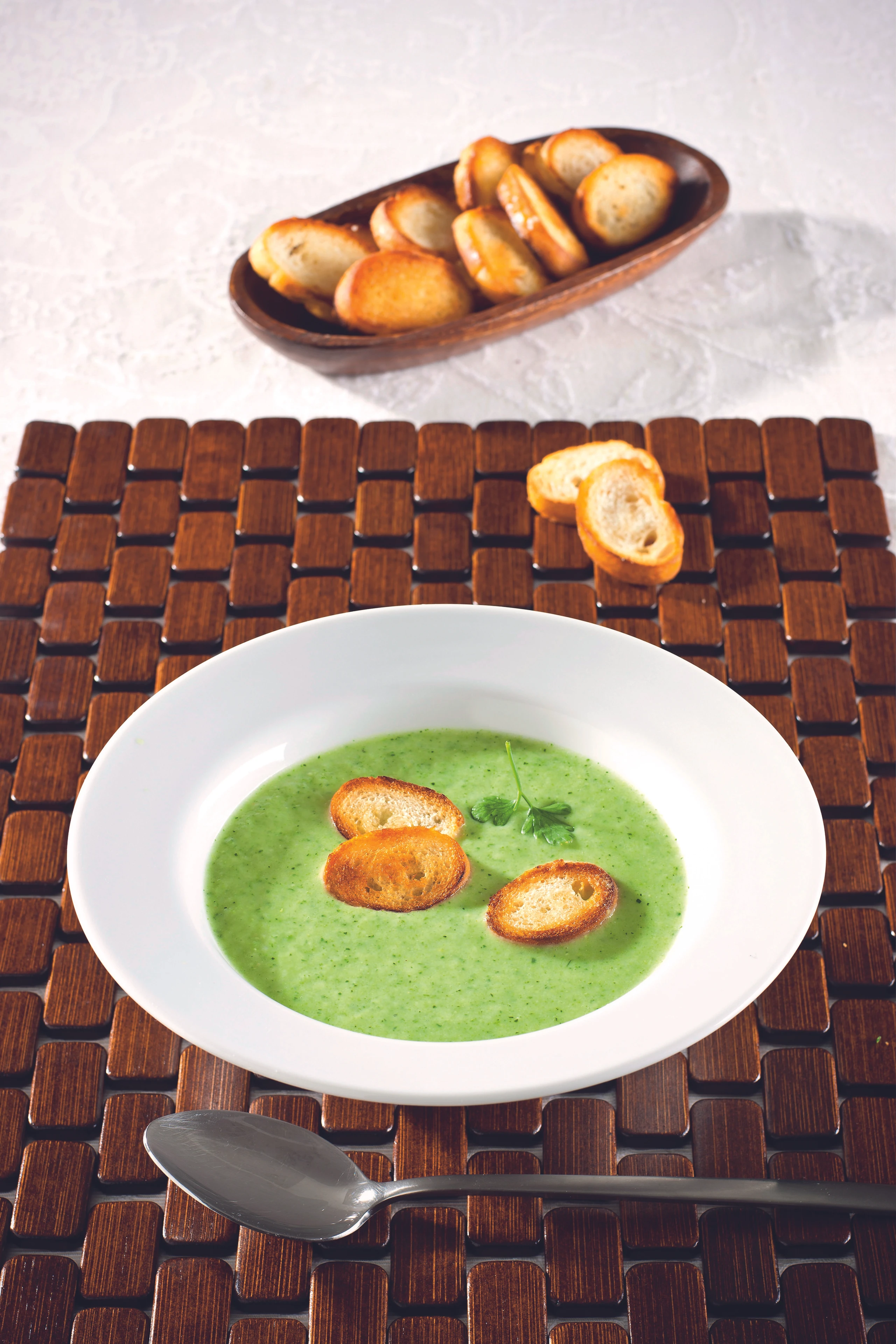 Petersil-Cremesuppe