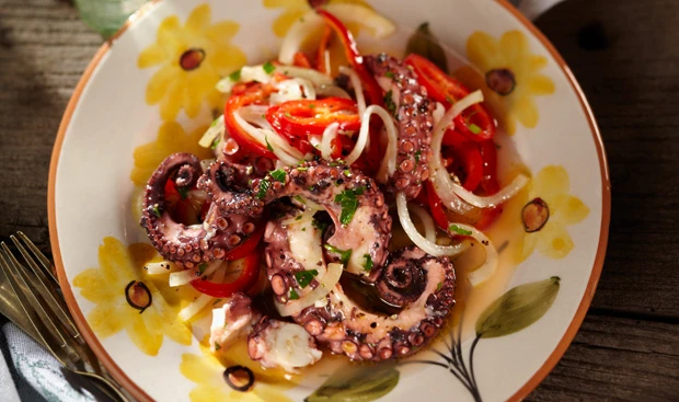 Oktopus-Salat
