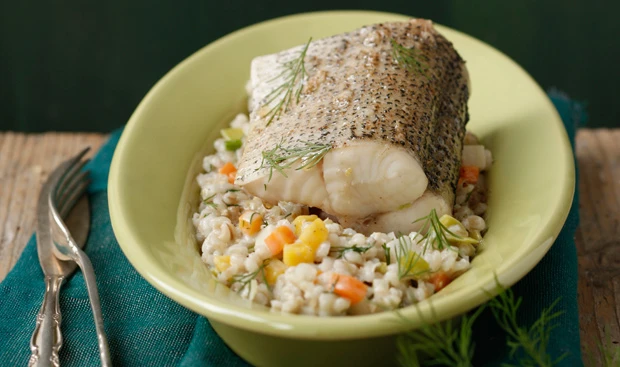 Hecht mit Gemüsegerste