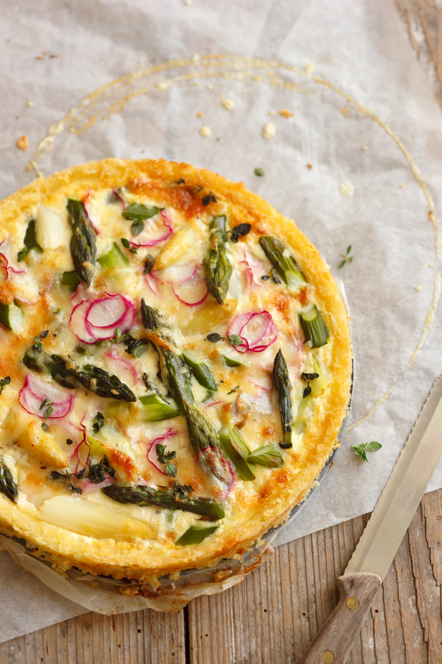 Spargel-Reis-Tarte