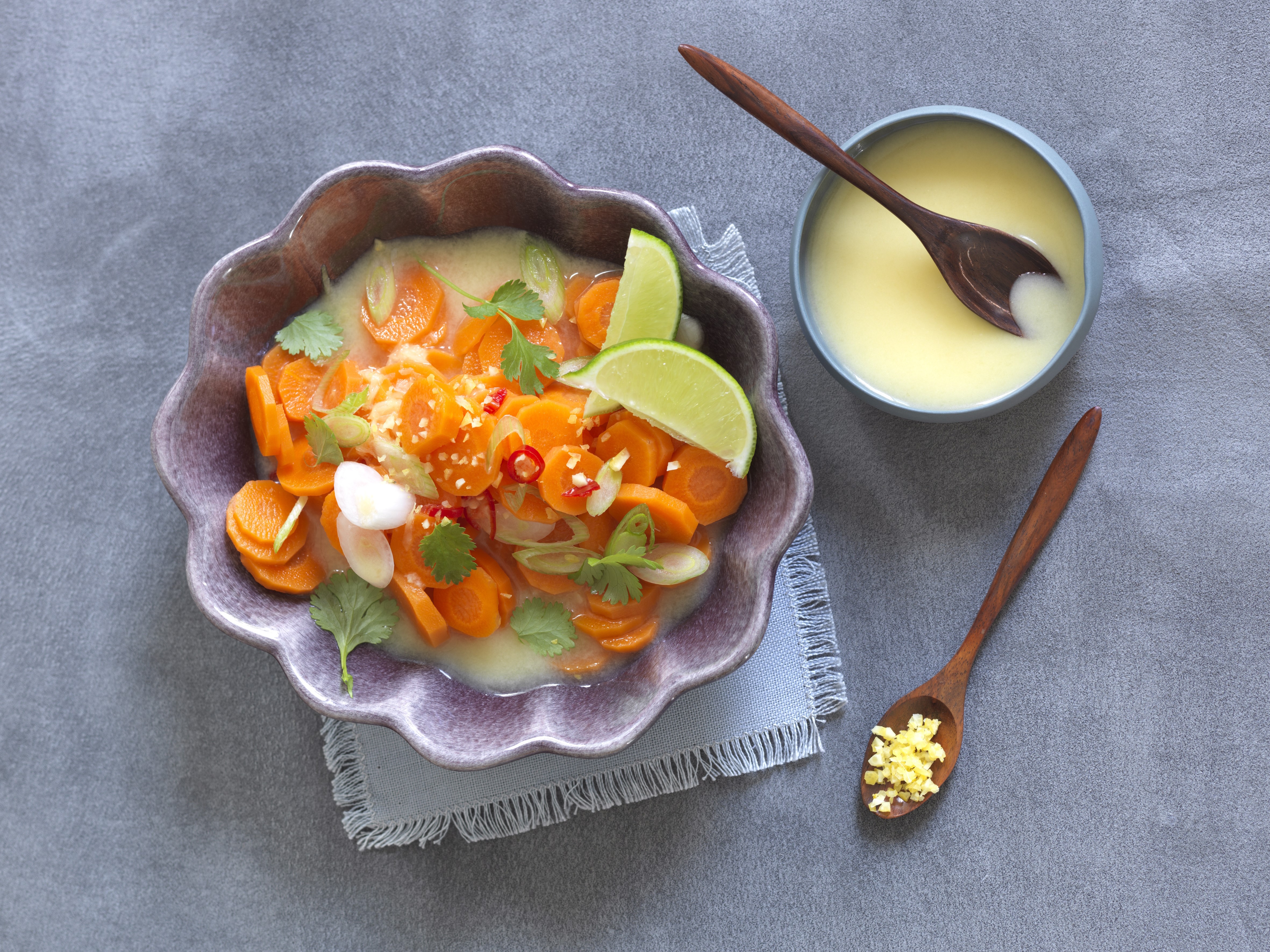 Karottensalat mit Kokos-Dressing