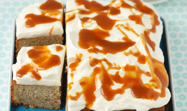 Bananentorte mit Karamell