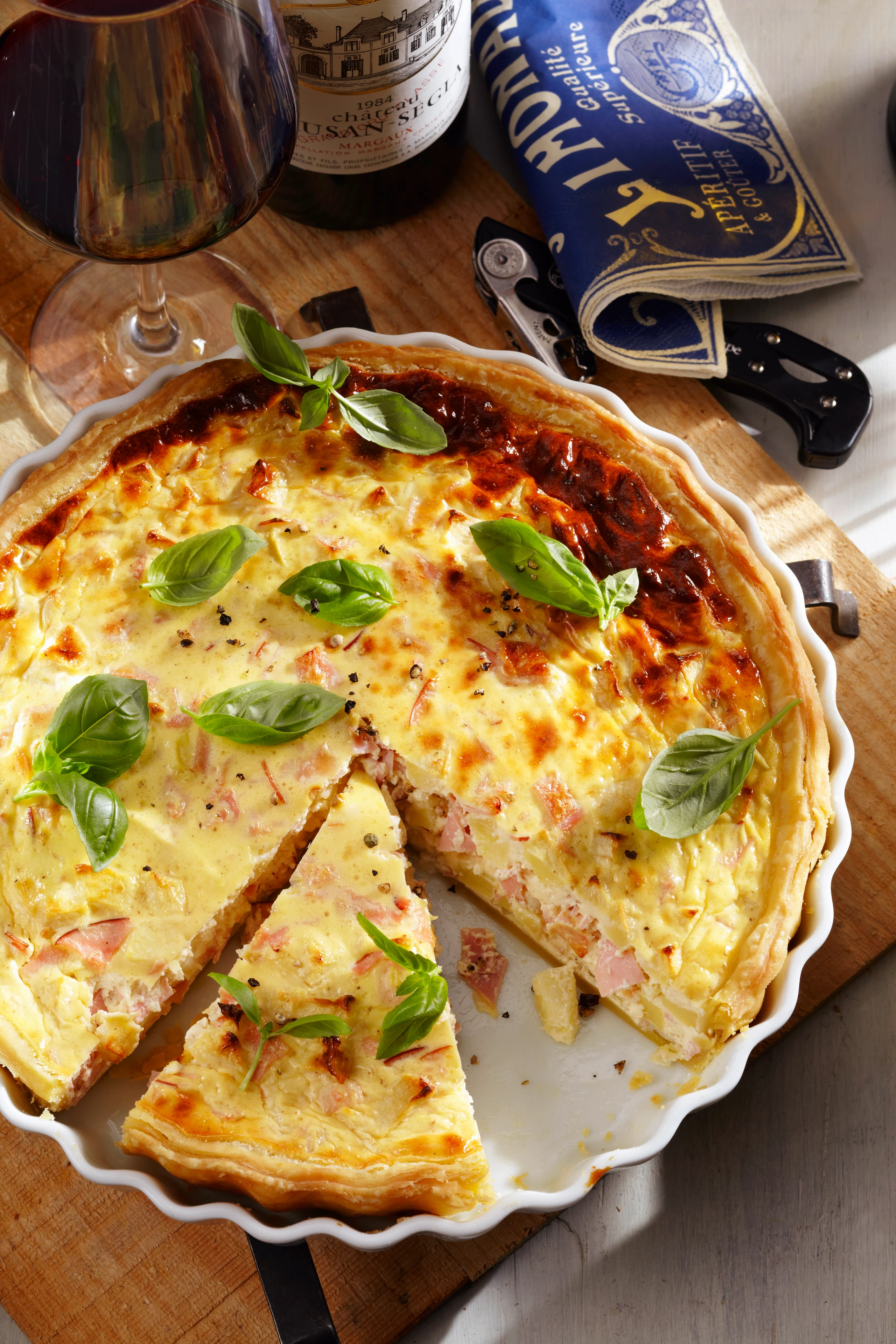 Schinken-Käsetarte