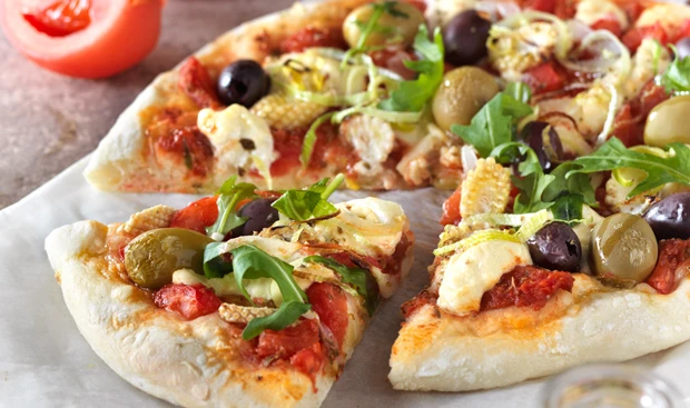 Vegane Gemüsepizza