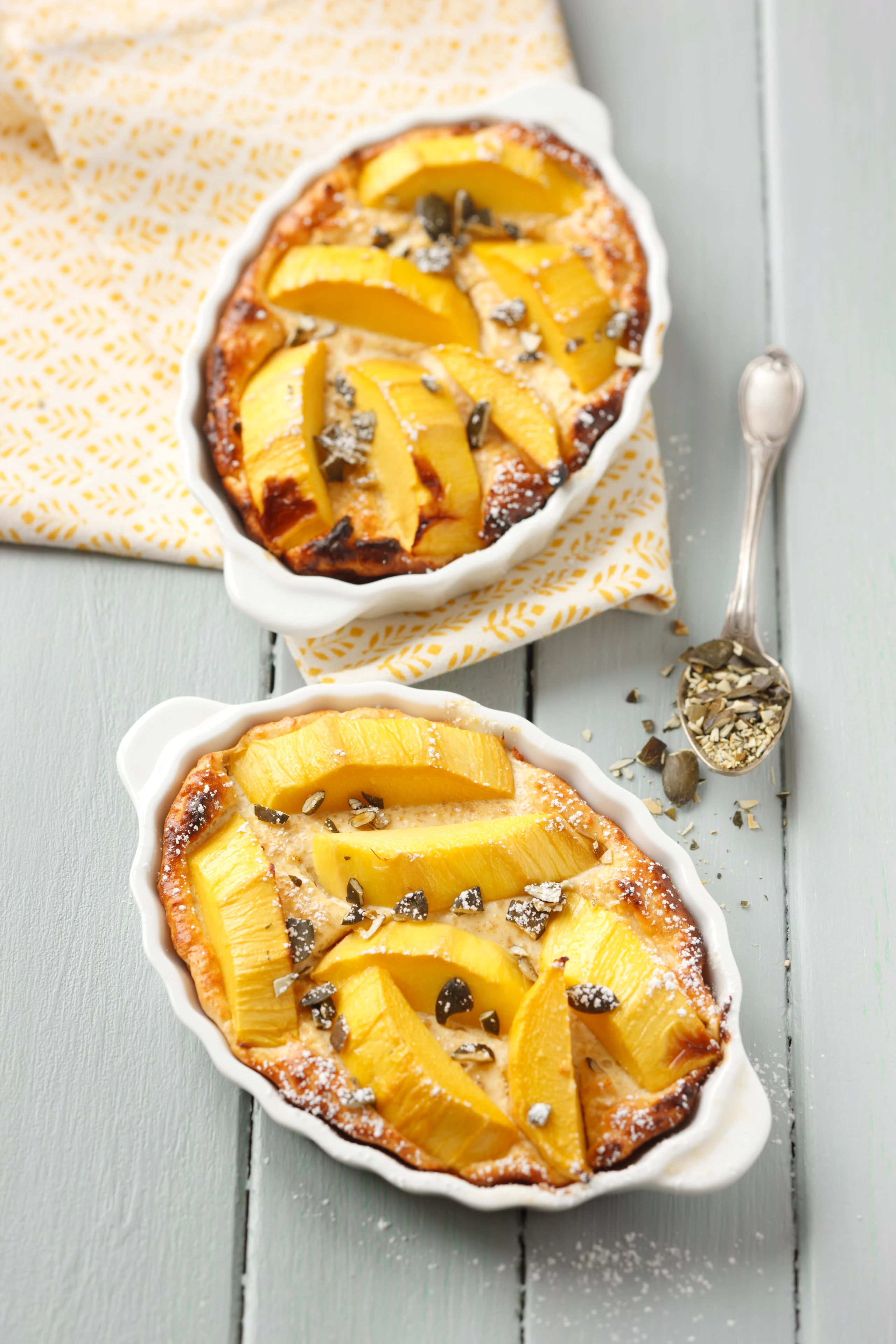 Topfenauflauf mit Mango