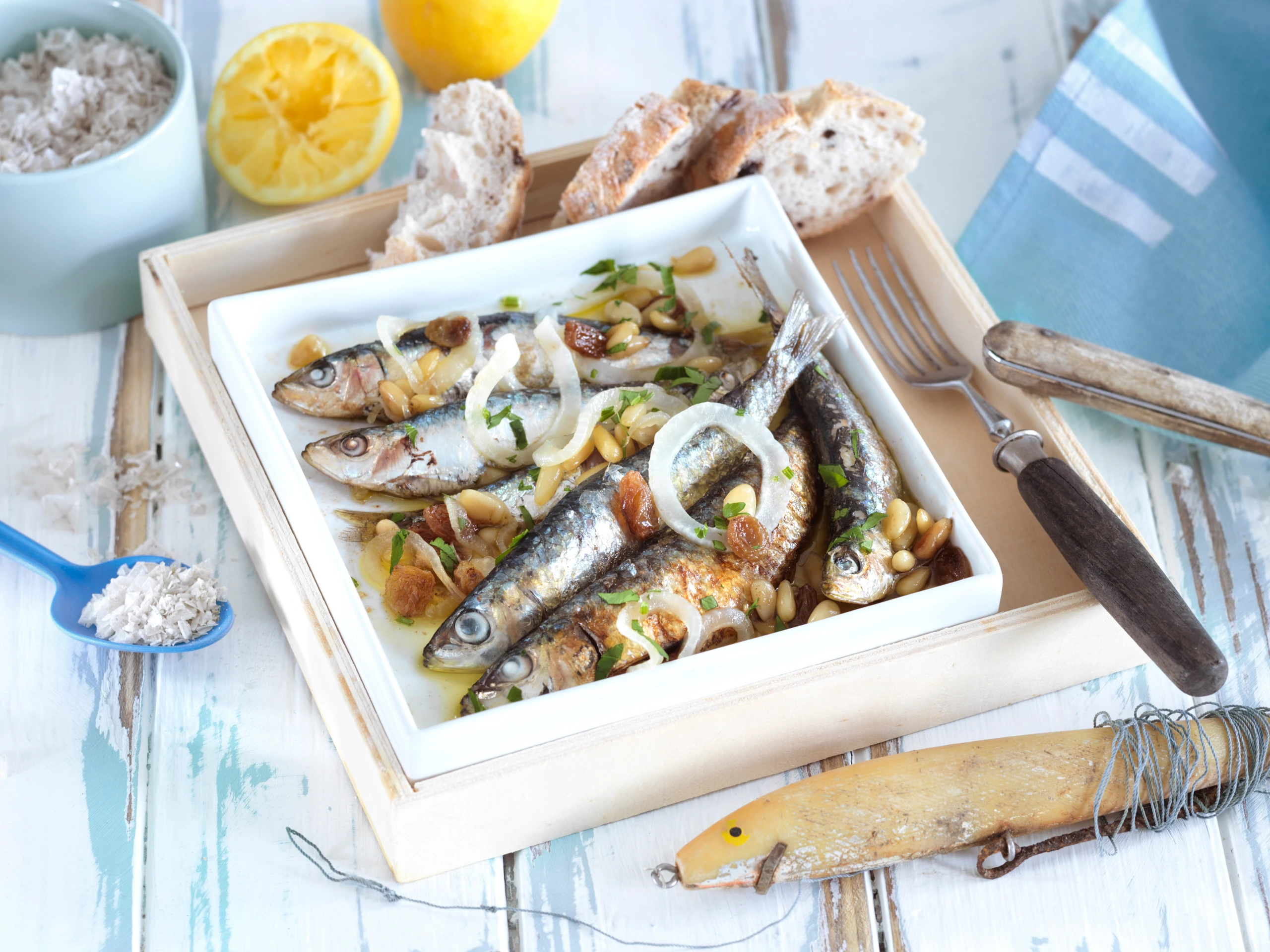 Sarde in saor: Venezianische Sardinen