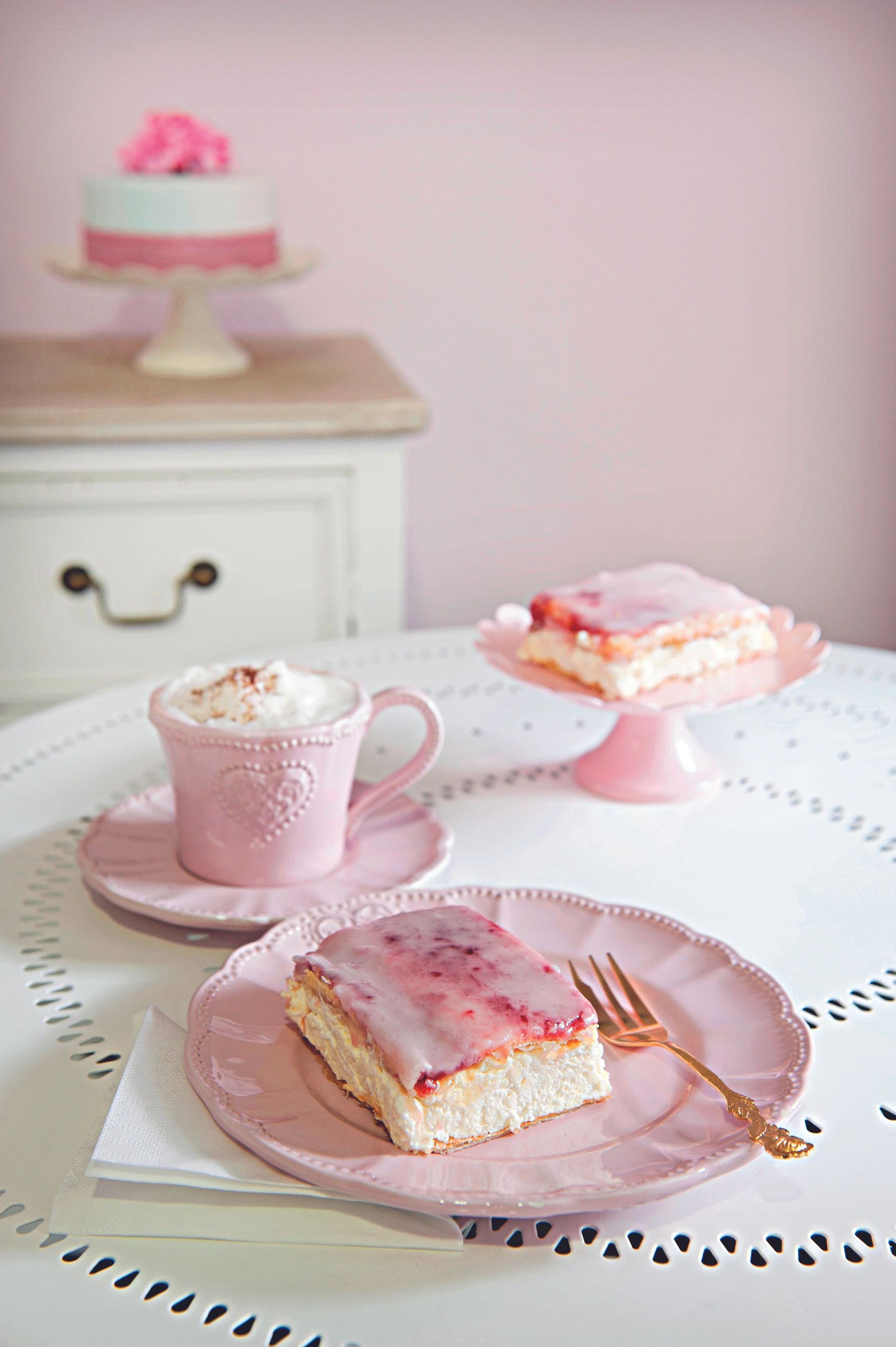 Vegane Cremeschnitte