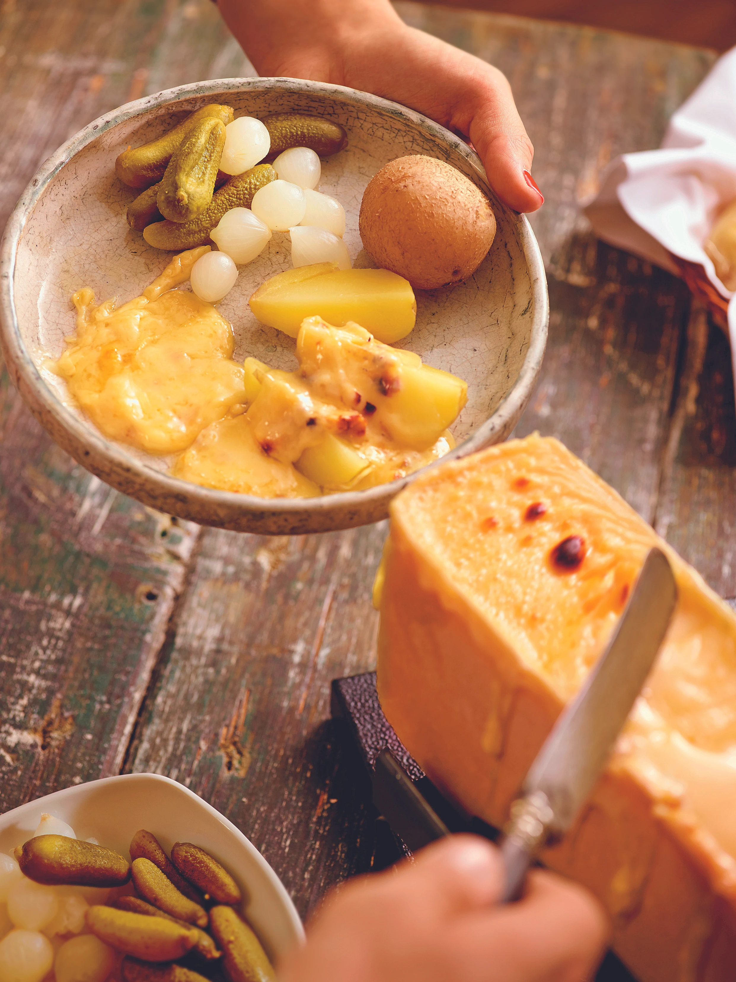 Käse-Raclette