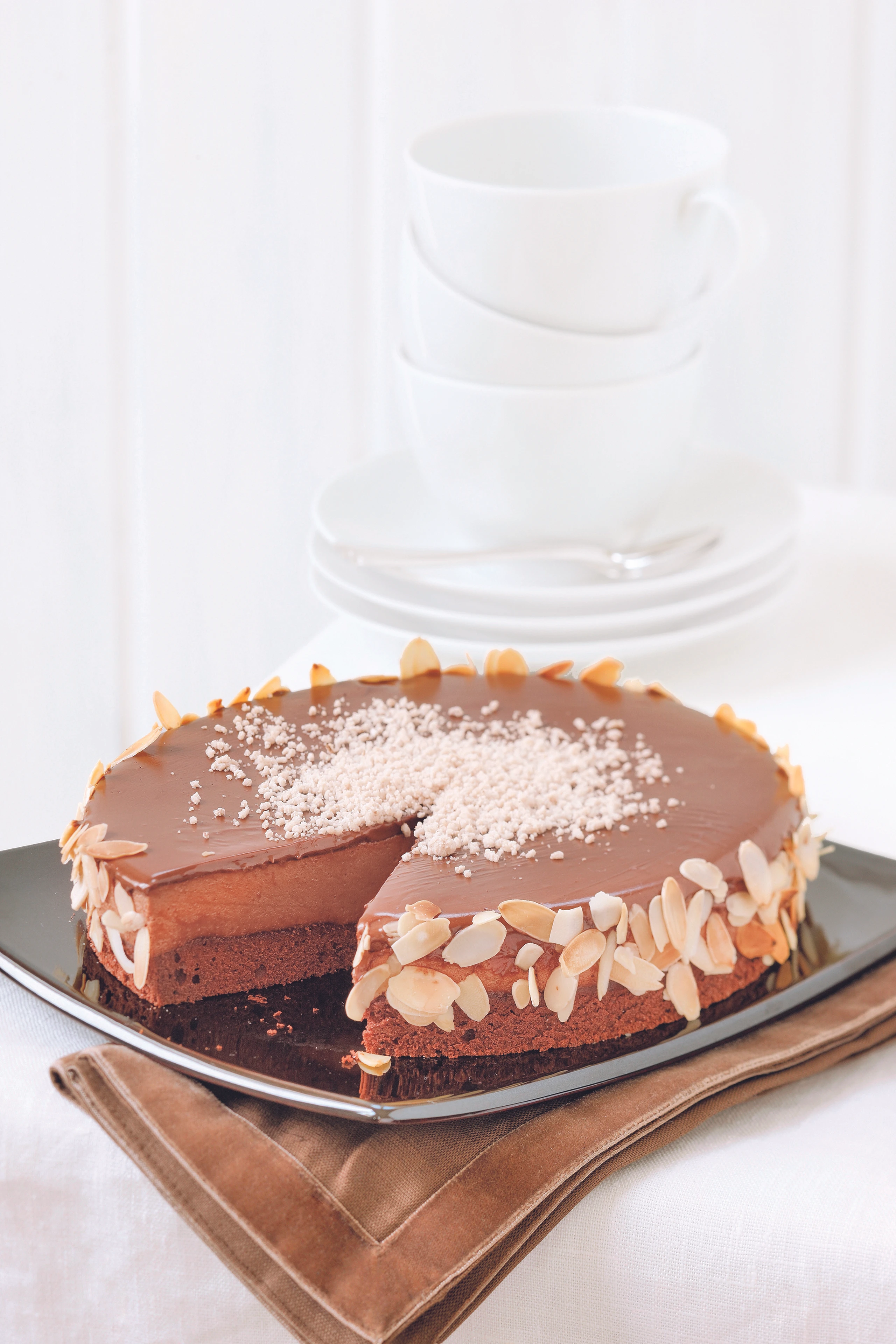 Schokoladetorte mit Maroni